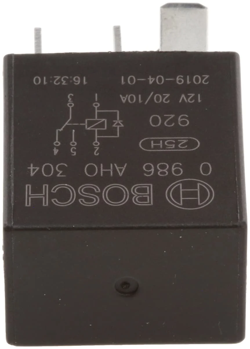 رله میکرو بوش 0986AH0304، 12 ولت، 20 آمپر، 5 ترمینال، مقاومت دمایی IP5K4 از -40 درجه سانتیگراد تا 85 درجه سانتیگراد رله میکرو بوش 0986AH0304، 12 ولت، 20 آمپر، 5 ترمینال، مقاومت دمایی IP5K4 از -40 درجه سانتیگراد تا 85 درجه سانتیگراد