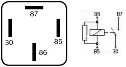 رله خودرویی بوش Bosch 0332019456 رله خودرویی بوش Bosch 0332019456