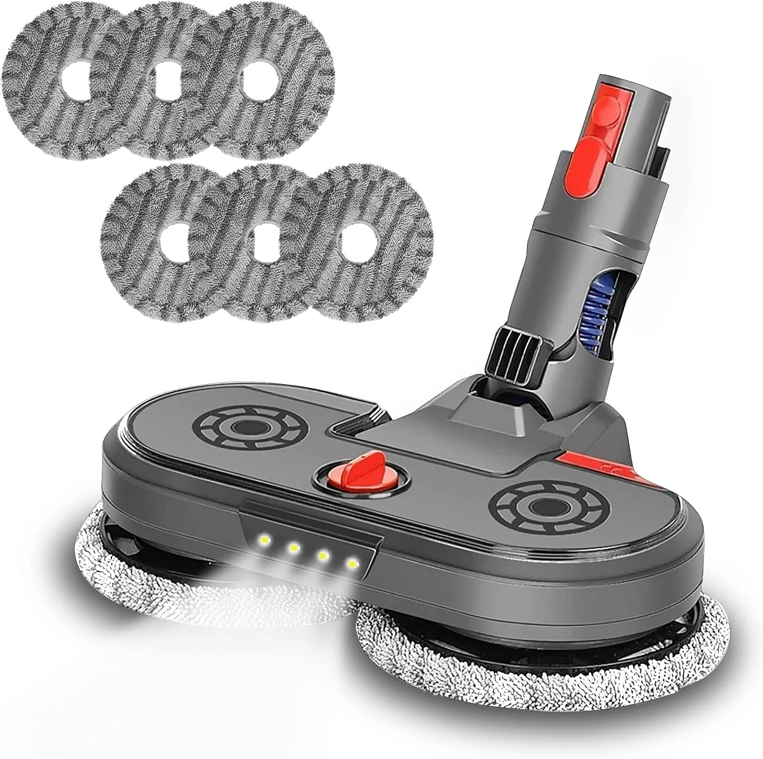 سری برس برقی تی KASTWAVE برای جاروبرقی های بی سیم دایسون V7 V8 V10 V11 V15، مناسب برای شستشو، پولیش، کف، سنگ مرمر و چوب به همراه پدهای میکروفایبر و مخزن آب
