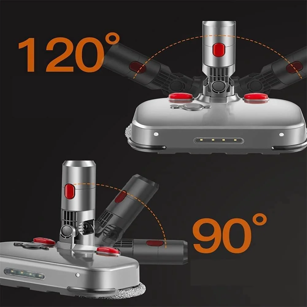سری تی برقی KASTWAVE برای جاروبرقی های Dyson V7 V8 V11 V10، سری تمیز کننده تی خشک و مرطوب، ترکیب جاروبرقی و تی کشی، اتصال کف چوبی با 6 پد تی قابل شستشو