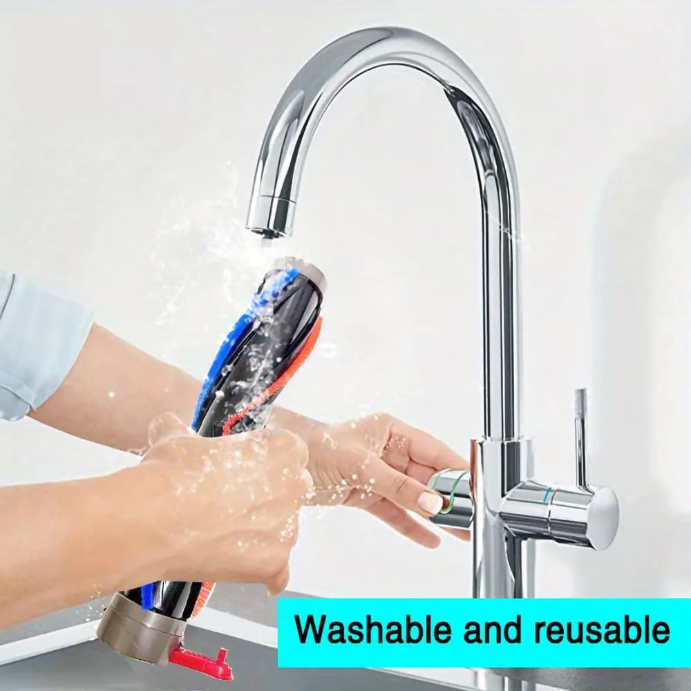 قطعات جاروبرقی KASTWAVE برای Dyson V7 V8 V10 V11 V15، جایگزین برس غلطکی با چراغ LED، سری موتوردار مخصوص سطوح سخت