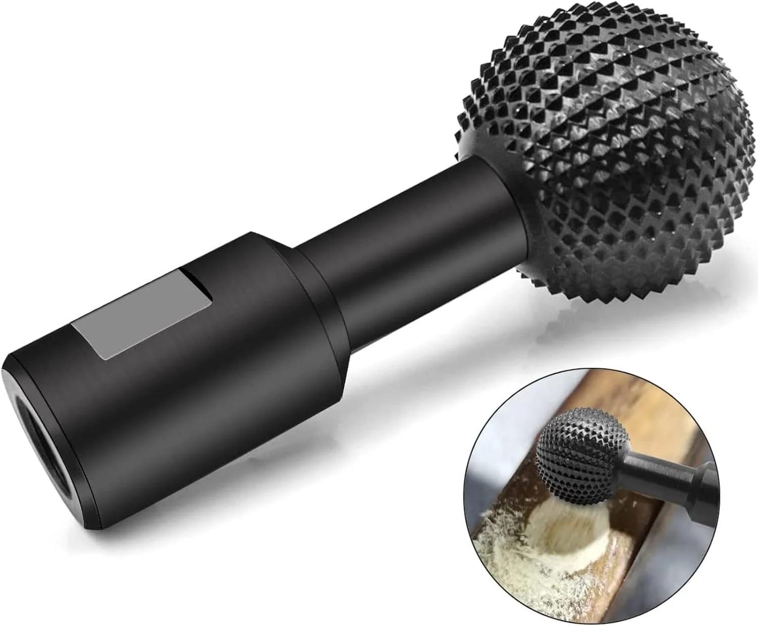 فرز کروی چرخشی KASTWAVE، پرداخت کاری حکاکی چوب فولاد کربنی، سر سنگ زنی مته، سر سنگ زنی کروی 14 میلی متری برای فرز زاویه ای 115/125