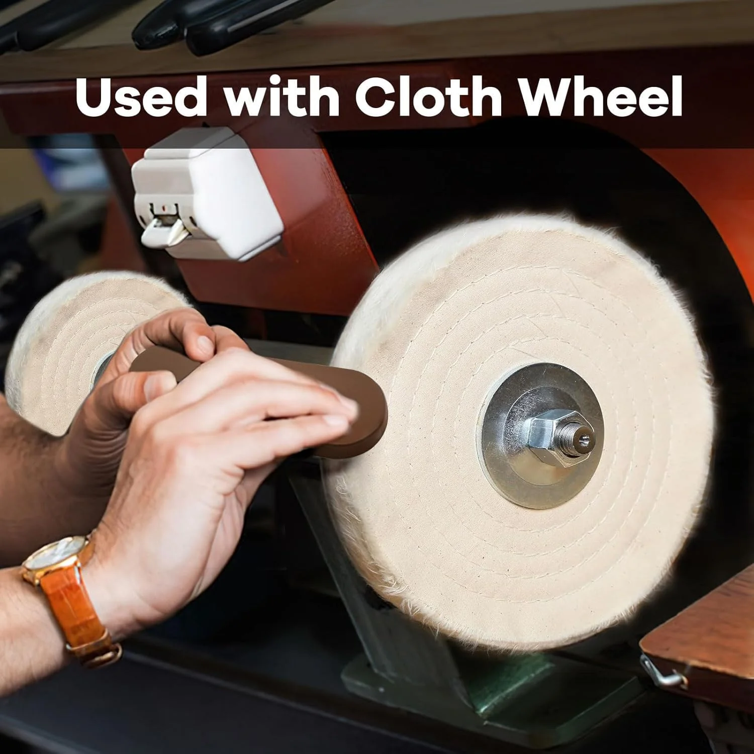 پاستای پولیش فلزات مناسب چرخ پولیش، 2 عدد، آبی و قهوه ای تریپولی بسیار ظریف، پاستای پرداخت چند منظوره برای استیل ضد زنگ، پلاستیک، اکریلیک، چوب، 60 گرم