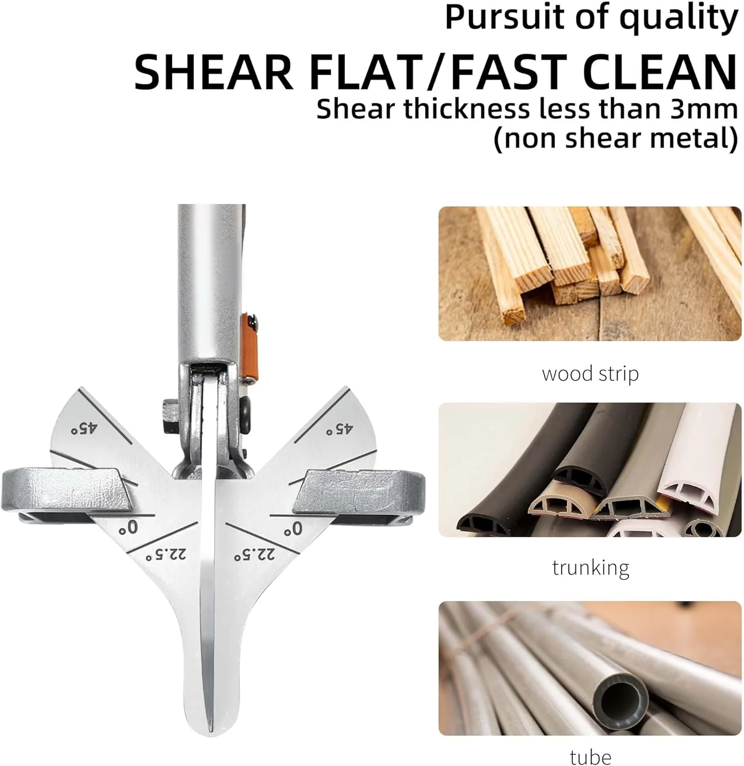 ابزار دستی برش زاویه ای چند منظوره، قیچی برش زاویه قابل تنظیم 45-135 درجه، ابزار برش زاویه ای برای قالب گیری و صنایع دستی، برش ربع دایره 1/4، برای برش چوب نرم، پلاستیک، PVC ابزار دستی برش زاویه ای چند منظوره، قیچی برش زاویه قابل تنظیم 45-135 درجه، ابزار برش زاویه ای برای قالب گیری و صنایع دستی، برش ربع دایره 1/4، برای برش چوب نرم، پلاستیک، PVC