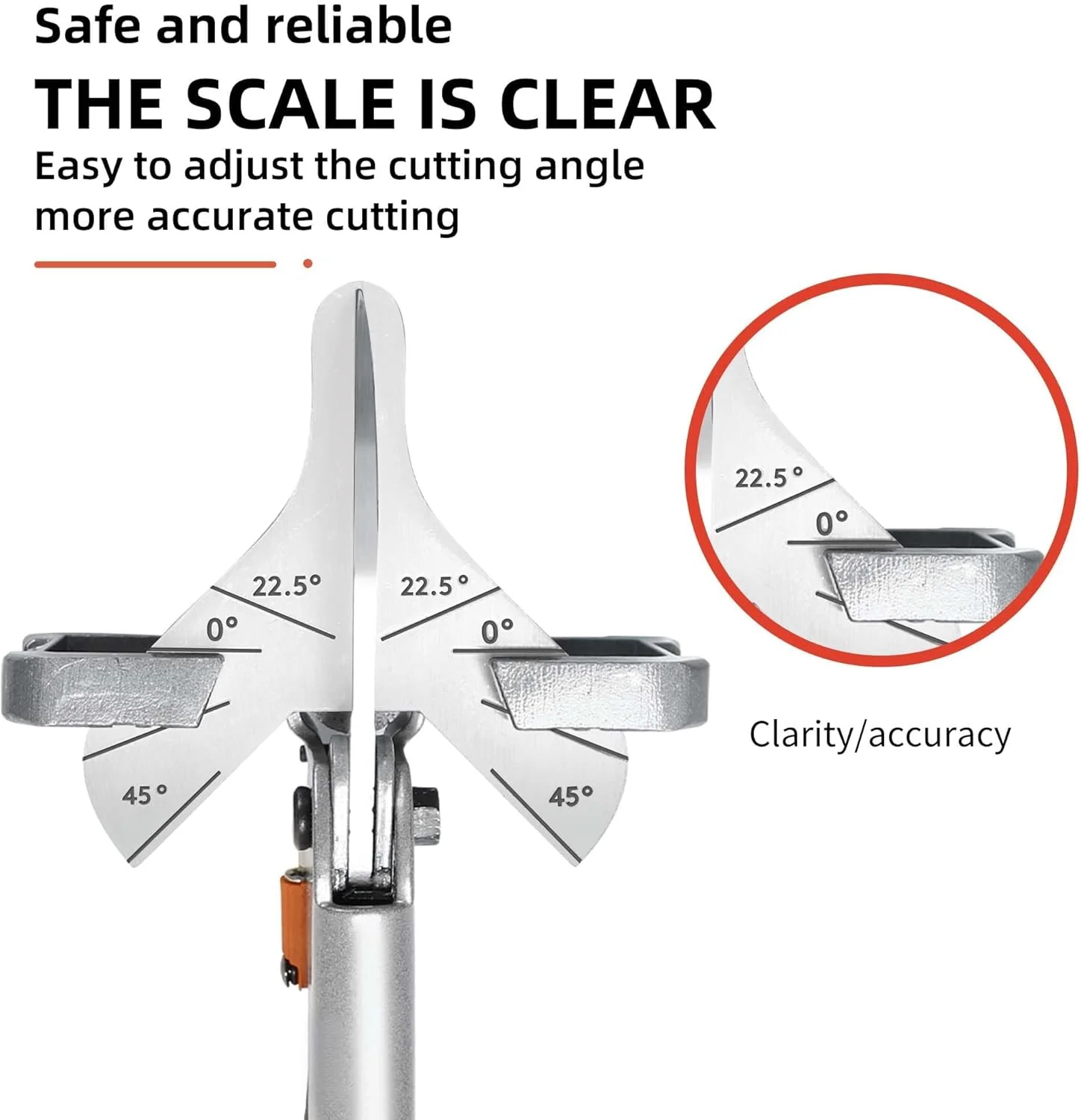 ابزار دستی برش زاویه ای چند منظوره، قیچی برش زاویه قابل تنظیم 45-135 درجه، ابزار برش زاویه ای برای قالب گیری و صنایع دستی، برش ربع دایره 1/4، برای برش چوب نرم، پلاستیک، PVC ابزار دستی برش زاویه ای چند منظوره، قیچی برش زاویه قابل تنظیم 45-135 درجه، ابزار برش زاویه ای برای قالب گیری و صنایع دستی، برش ربع دایره 1/4، برای برش چوب نرم، پلاستیک، PVC