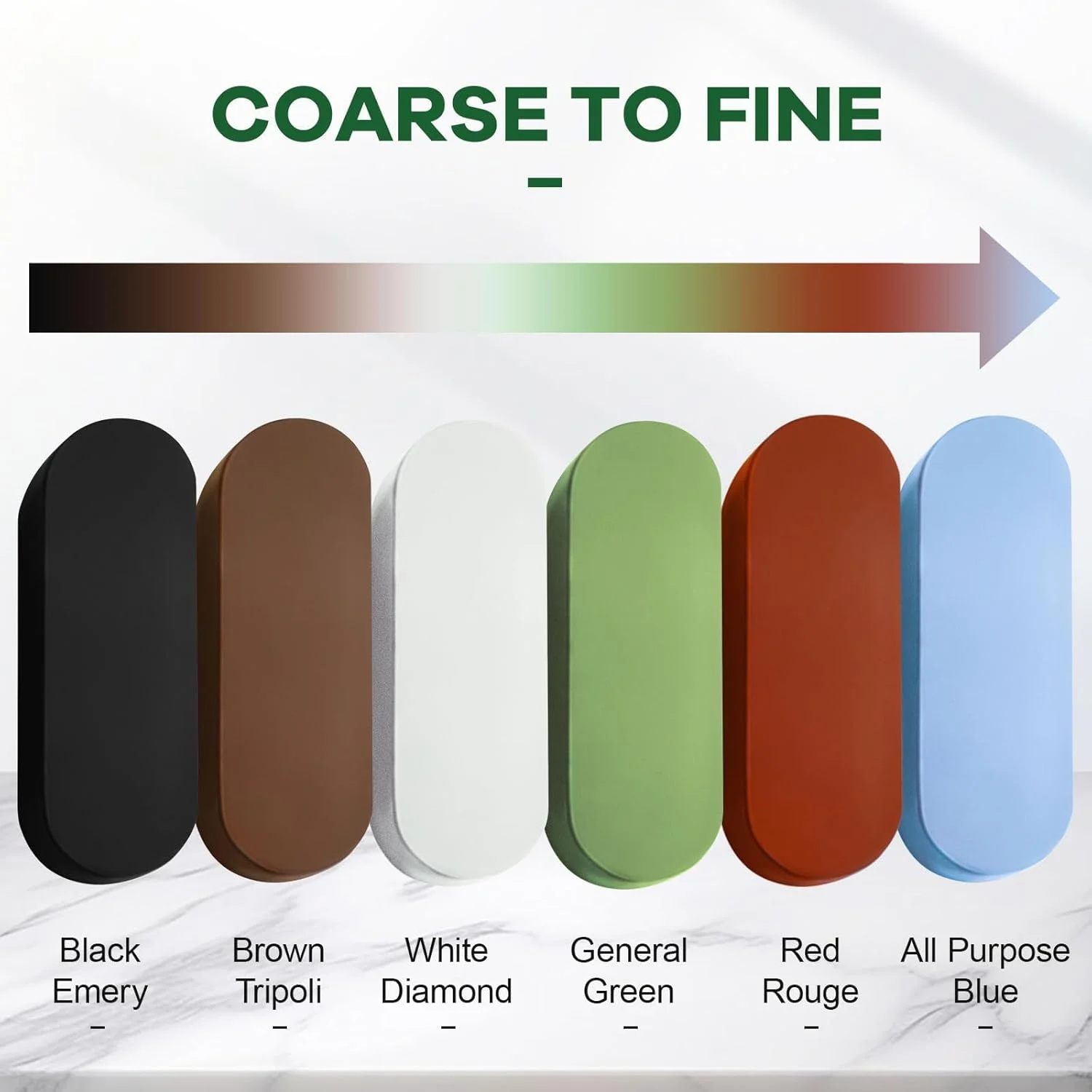 پاستای پولیش فلزات مناسب چرخ پولیش، 2 عدد، آبی و قهوه ای تریپولی بسیار ظریف، پاستای پرداخت چند منظوره برای استیل ضد زنگ، پلاستیک، اکریلیک، چوب، 60 گرم