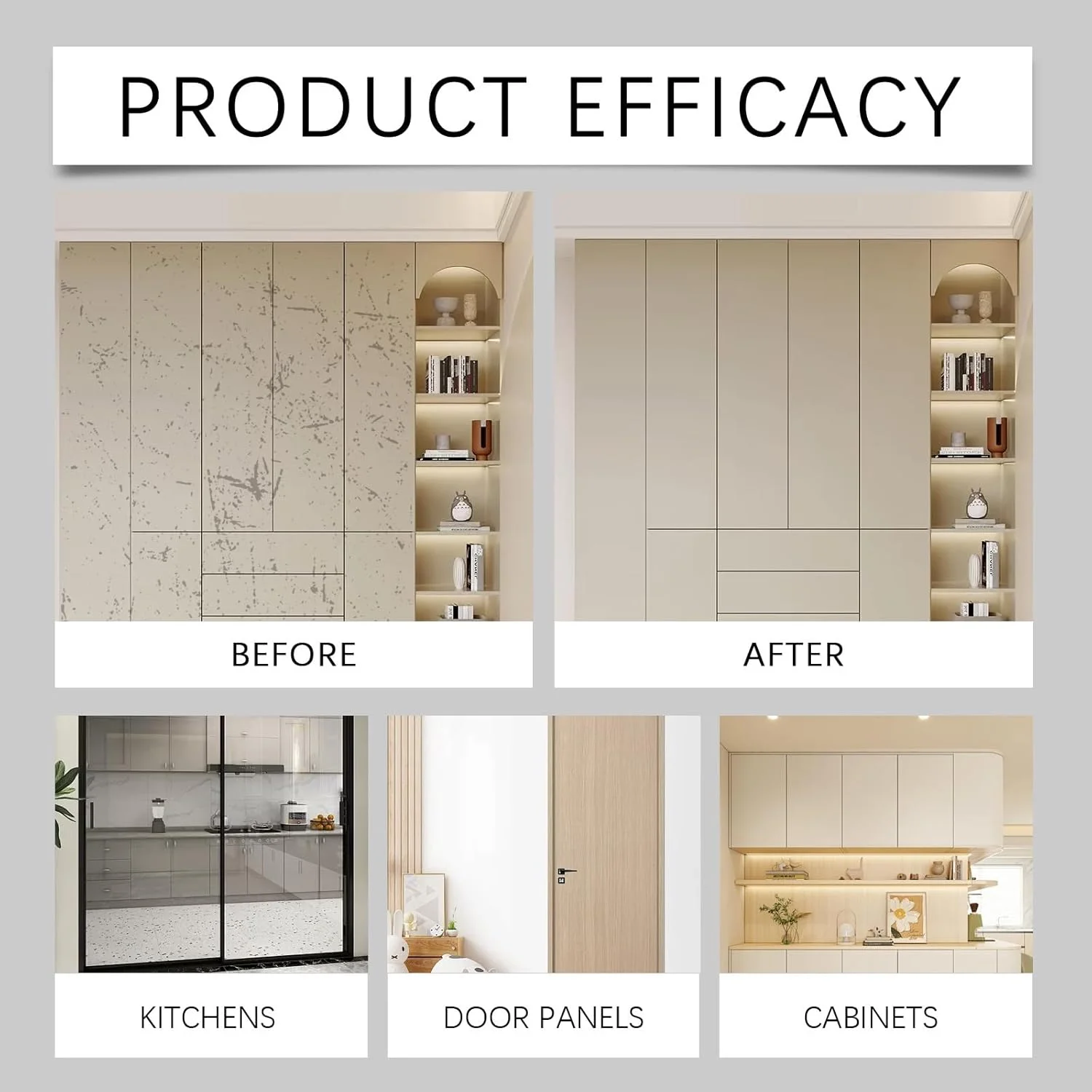 کرم تمیز کننده و پولیش کابینت آشپزخانه، احیا کننده و محافظ براق کننده چند سطحی مبلمان، محلول تمیز کننده سریع برای بهسازی منزل، لوازم تمیز کردن منزل 237 میلی لیتر کرم تمیز کننده و پولیش کابینت آشپزخانه، احیا کننده و محافظ براق کننده چند سطحی مبلمان، محلول تمیز کننده سریع برای بهسازی منزل، لوازم تمیز کردن منزل 237 میلی لیتر