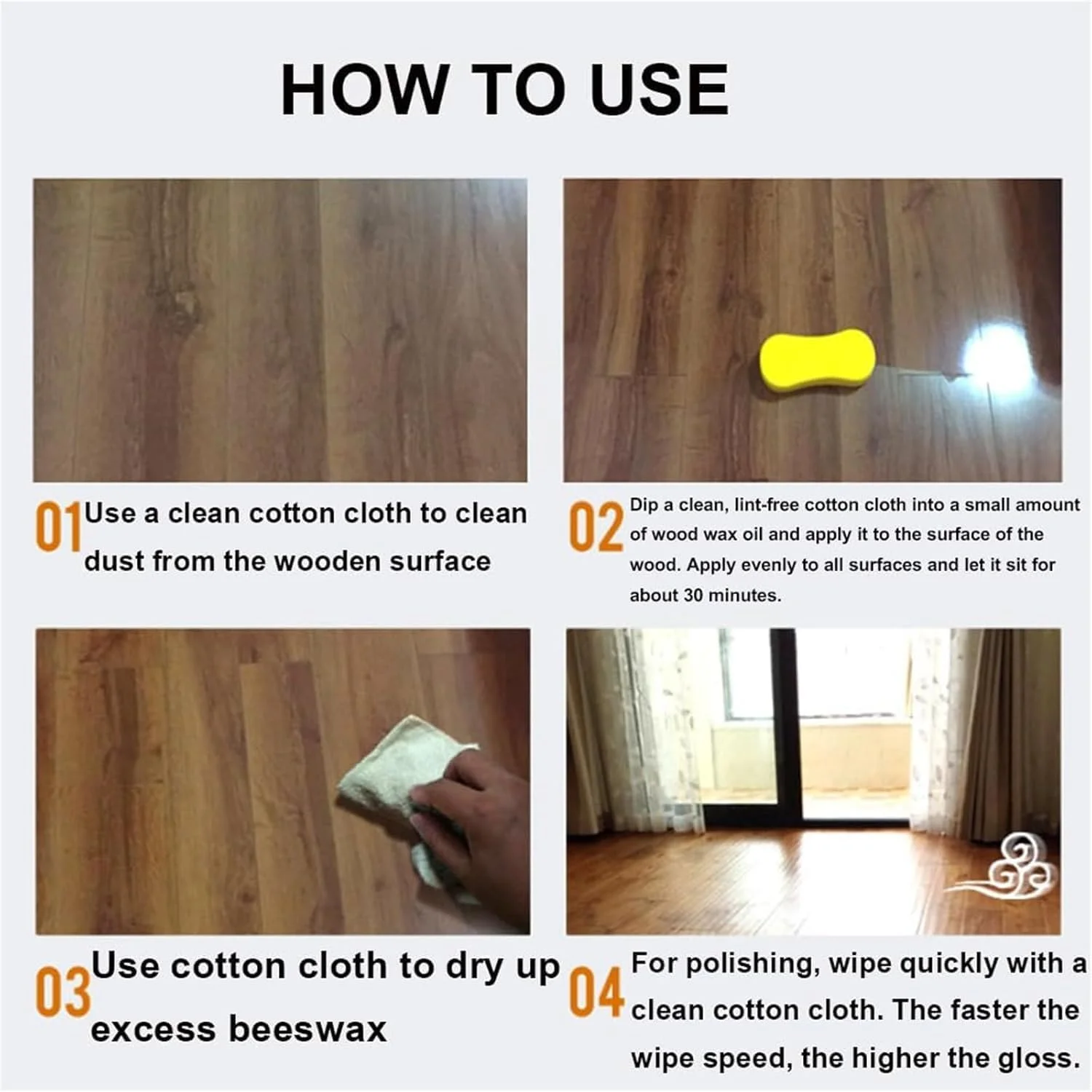 پولیش مبلمان موم عسل، محافظ چند منظوره کف چوبی 80 گرمی به همراه اسفنج، واکس نرم کننده طبیعی مبلمان چوبی، واکس نگهداری و پولیش چوب برای محافظت از میز ناهار خوری، کف، صندلی ها، کابینت پولیش مبلمان موم عسل، محافظ چند منظوره کف چوبی 80 گرمی به همراه اسفنج، واکس نرم کننده طبیعی مبلمان چوبی، واکس نگهداری و پولیش چوب برای محافظت از میز ناهار خوری، کف، صندلی ها، کابینت