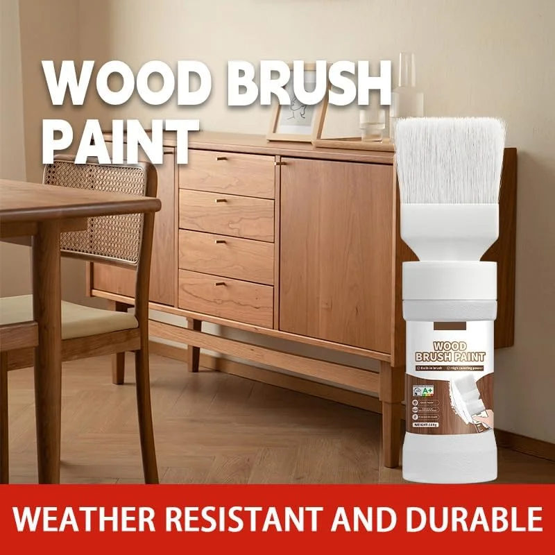 قلم رنگ لمسی چوبی KASTWAVE، رنگ تعمیر دیوار 100 میلی لیتری برای سطوح مختلف، بازسازی سریع برای دیوارها، درها، کابینت ها، مبلمان و سطوح چوبی