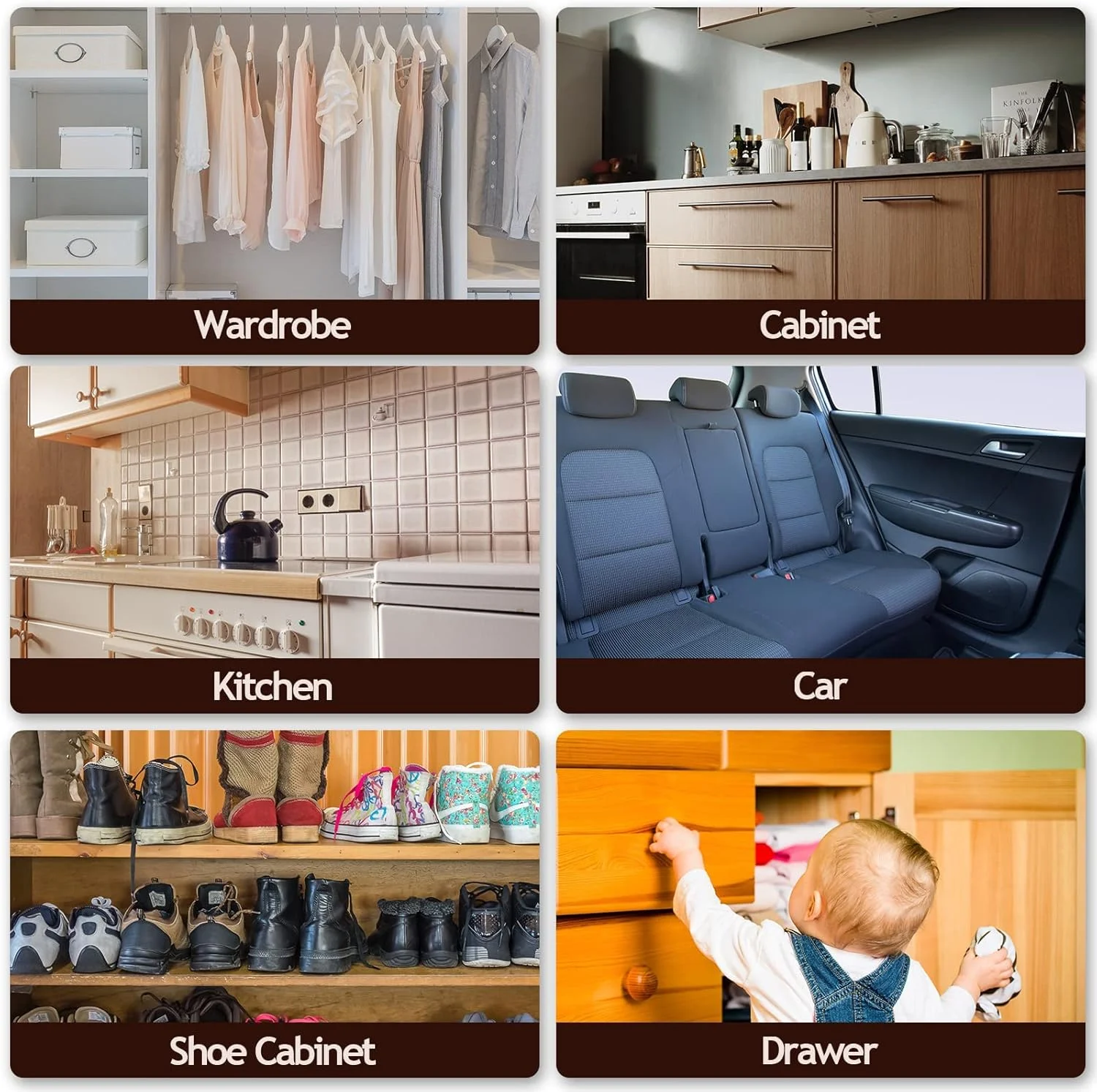 بلوک های چوبی سدر KASTWAVE 50 عددی برای نگهداری لباس - 25 توپ و 25 حلقه، خوشبو کننده طبیعی معطر برای کفش، کشو و کمد