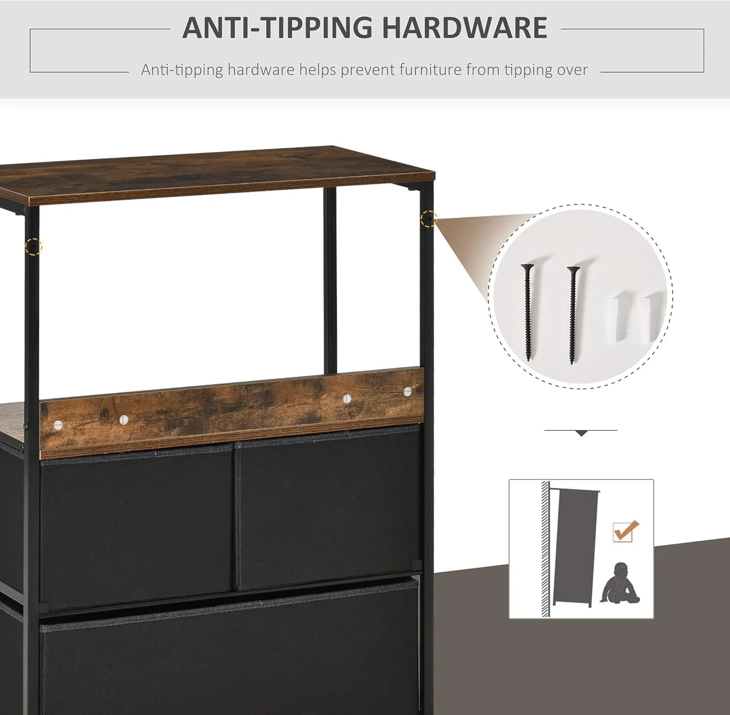 دراور پارچه ای SKY-TOUCH با 3 کشو، کمد نگهداری کنار تخت، مناسب منزل، کابینت با قفسه، مناسب اتاق نشیمن، اتاق خواب، ورودی منزل، مبلمان اتاق نشیمن، طرح قدیمی، 58 * 29 * 81.5 سانتی متر دراور پارچه ای SKY-TOUCH با 3 کشو، کمد نگهداری کنار تخت، مناسب منزل، کابینت با قفسه، مناسب اتاق نشیمن، اتاق خواب، ورودی منزل، مبلمان اتاق نشیمن، طرح قدیمی، 58 * 29 * 81.5 سانتی متر