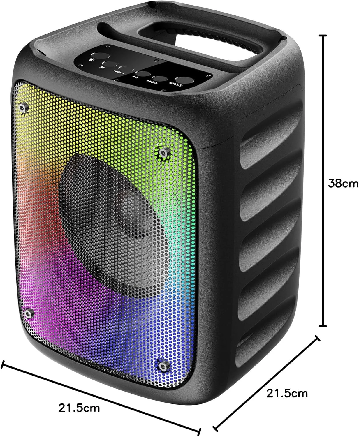 اسپیکر بی سیم قابل حمل زبرونیکس مدل Sound Feast 91 با خروجی 24 وات، بلوتوث 5.0، رادیو FM، TWS، پشتیبانی از میکروفون سیمی 6.3 میلی متری، USB، mSD، AUX، نگهدارنده موبایل و چراغ های RGB اسپیکر بی سیم قابل حمل زبرونیکس مدل Sound Feast 91 با خروجی 24 وات، بلوتوث 5.0، رادیو FM، TWS، پشتیبانی از میکروفون سیمی 6.3 میلی متری، USB، mSD، AUX، نگهدارنده موبایل و چراغ های RGB
