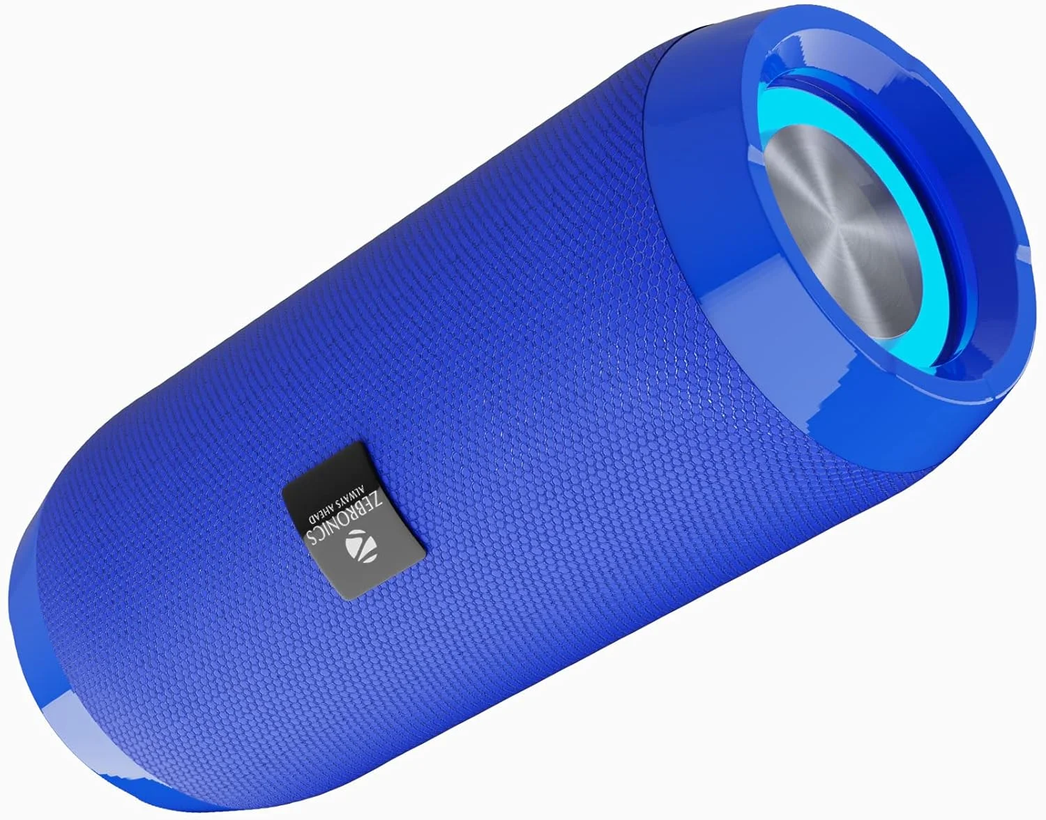 اسپیکر بلوتوثی قابل حمل 10 واتی Zebronics Zeb-Action با بلوتوث نسخه 5.1، TWS، نورهای RGB، روکش پارچه ای، AUX/USB/FM/mSD (آبی) اسپیکر بلوتوثی قابل حمل 10 واتی Zebronics Zeb-Action با بلوتوث نسخه 5.1، TWS، نورهای RGB، روکش پارچه ای، AUX/USB/FM/mSD (آبی)