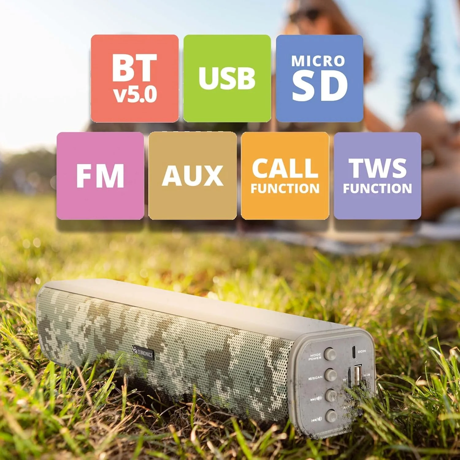 اسپیکر کوچک 16 واتی زیبرونیکس مدل Zeb-Vita Plus با نمایشگر LED، پشتیبانی از USB، کارت SD، AUX، FM، TWS و قابلیت تماس (طرح یخی) اسپیکر کوچک 16 واتی زیبرونیکس مدل Zeb-Vita Plus با نمایشگر LED، پشتیبانی از USB، کارت SD، AUX، FM، TWS و قابلیت تماس (طرح یخی)