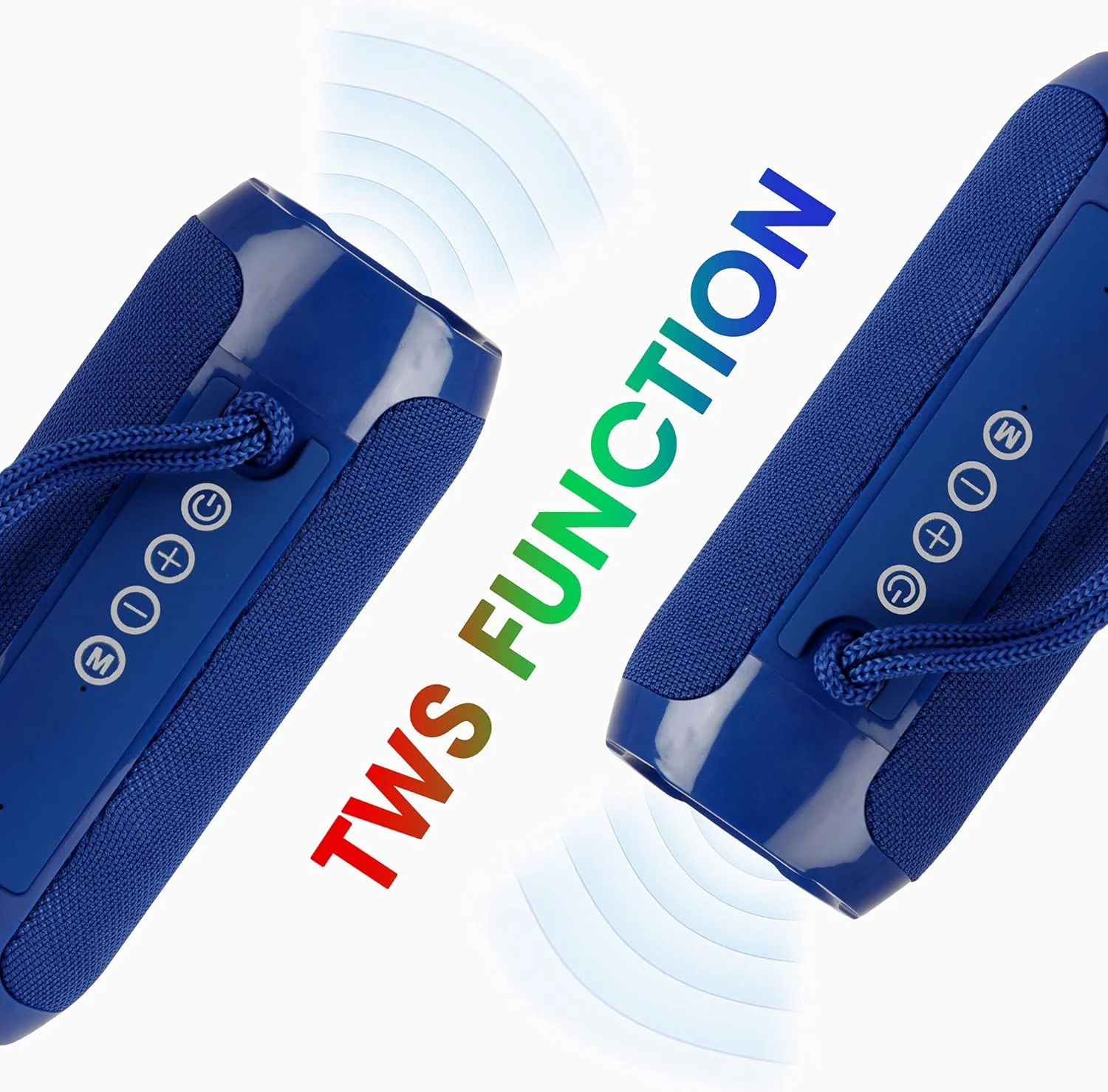 اسپیکر بلوتوثی قابل حمل 10 واتی Zebronics Zeb-Action با بلوتوث نسخه 5.1، TWS، نورهای RGB، روکش پارچه ای، AUX/USB/FM/mSD (آبی) اسپیکر بلوتوثی قابل حمل 10 واتی Zebronics Zeb-Action با بلوتوث نسخه 5.1، TWS، نورهای RGB، روکش پارچه ای، AUX/USB/FM/mSD (آبی)