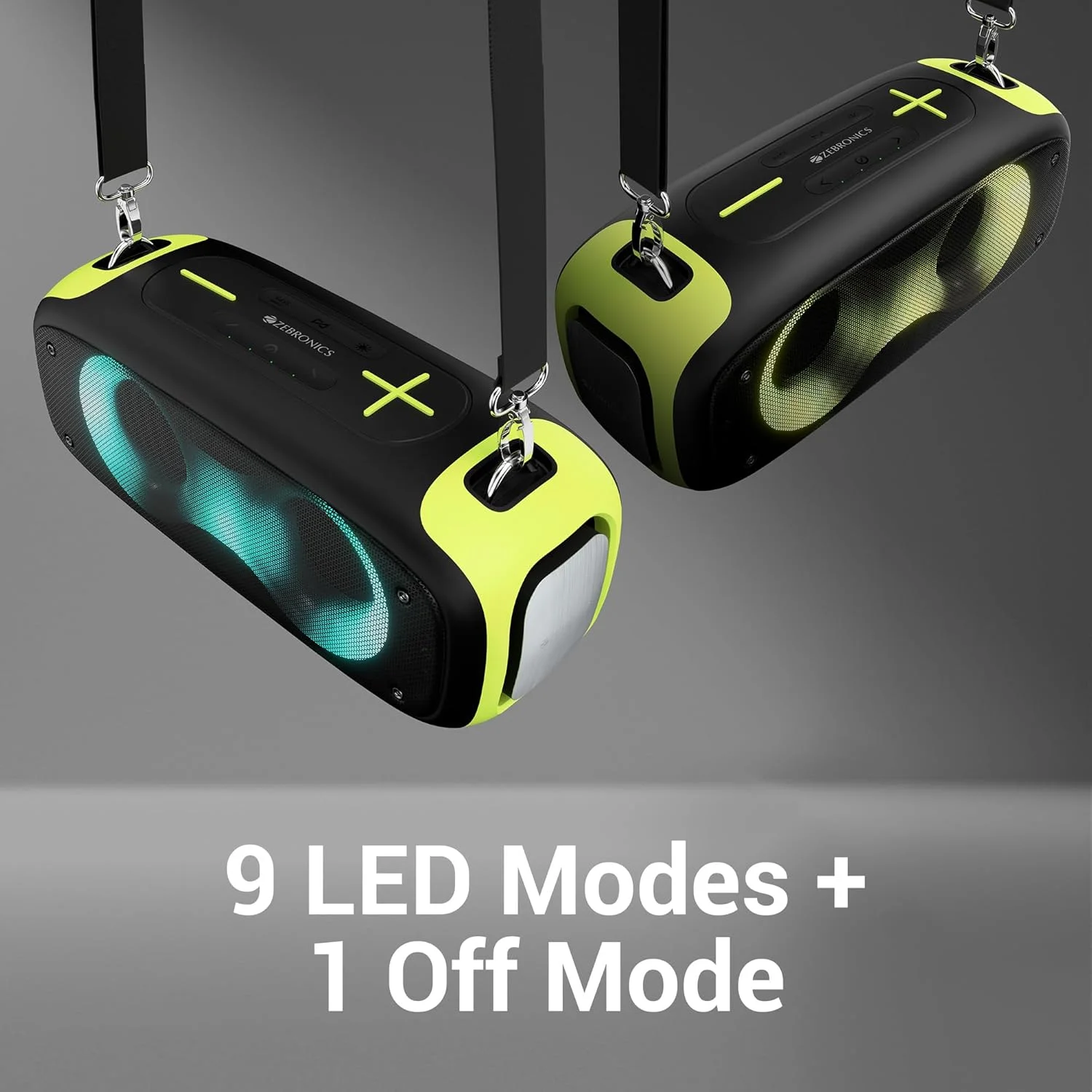 ZEBRONICS Sound Feast 700 70W Output, Portable Wireless Speaker with Bluetooth 5.1, TWS, 13h Backup, USB, mSD, AUX, Detachable Carry Strap & RGB Lights ZEBRONICS Sound Feast 700 70W Output, Portable Wireless Speaker with Bluetooth 5.1, TWS, 13h Backup, USB, mSD, AUX, Detachable Carry Strap & RGB Lights