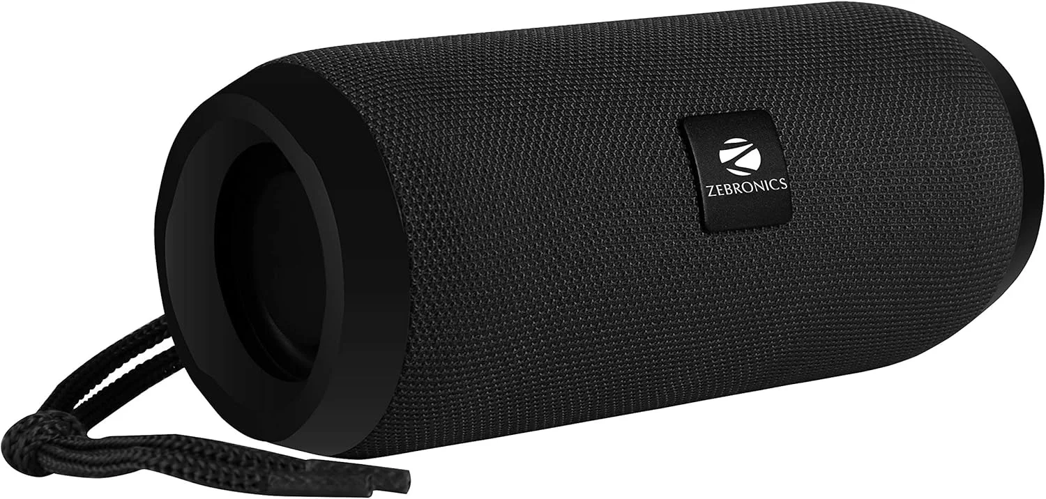 Zebronics Zeb-Action Portable BT Speaker with TWS Function, USB, mSD, AUX, FM, Mic & Fabric Finish(Black)