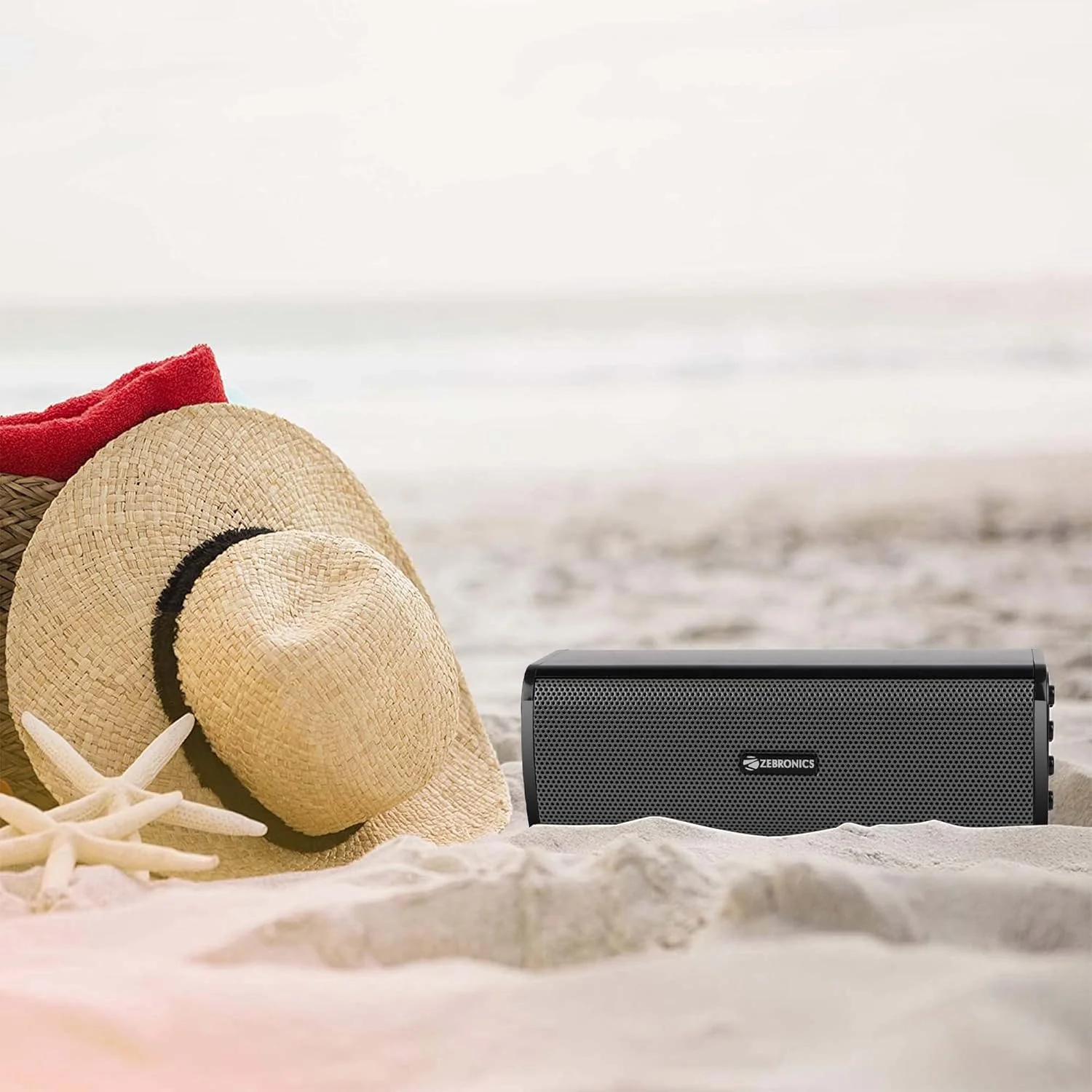 ZEBRONICS Zeb-VITA Wireless Bluetooth, Secure Digital, Auxiliary, Micro SD 10W Portable Bar Speaker with Supporting USB, FM, TWS & Call Function. (Grey) ZEBRONICS Zeb-VITA Wireless Bluetooth, Secure Digital, Auxiliary, Micro SD 10W Portable Bar Speaker with Supporting USB, FM, TWS & Call Function. (Grey)