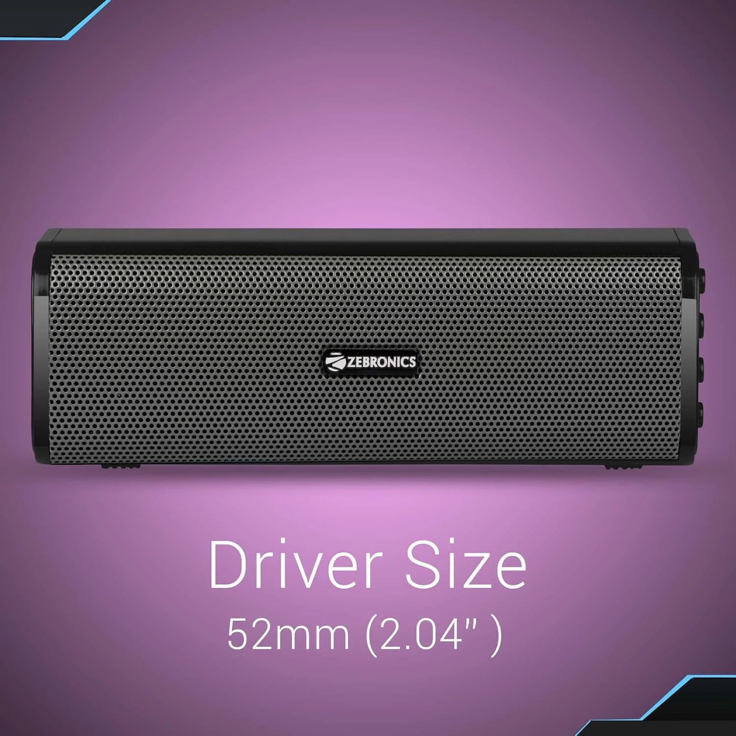 ZEBRONICS Zeb-VITA Wireless Bluetooth, Secure Digital, Auxiliary, Micro SD 10W Portable Bar Speaker with Supporting USB, FM, TWS & Call Function. (Grey) ZEBRONICS Zeb-VITA Wireless Bluetooth, Secure Digital, Auxiliary, Micro SD 10W Portable Bar Speaker with Supporting USB, FM, TWS & Call Function. (Grey)