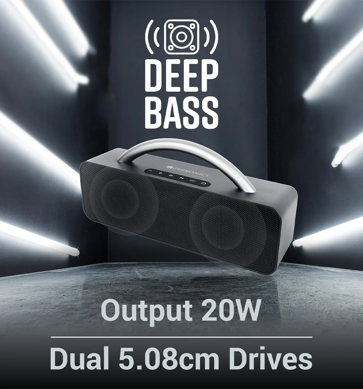 اسپیکر بی سیم قابل حمل راکتی 200 زبرونیکس با بلوتوث 5.1، FM، USB، AUX، بیس عمیق، رسانه و TWS، ورودی میکروفون، کارائوکه، دو درایو 5.08 سانتی متری، عملکرد تماس (مشکی) اسپیکر بی سیم قابل حمل راکتی 200 زبرونیکس با بلوتوث 5.1، FM، USB، AUX، بیس عمیق، رسانه و TWS، ورودی میکروفون، کارائوکه، دو درایو 5.08 سانتی متری، عملکرد تماس (مشکی)
