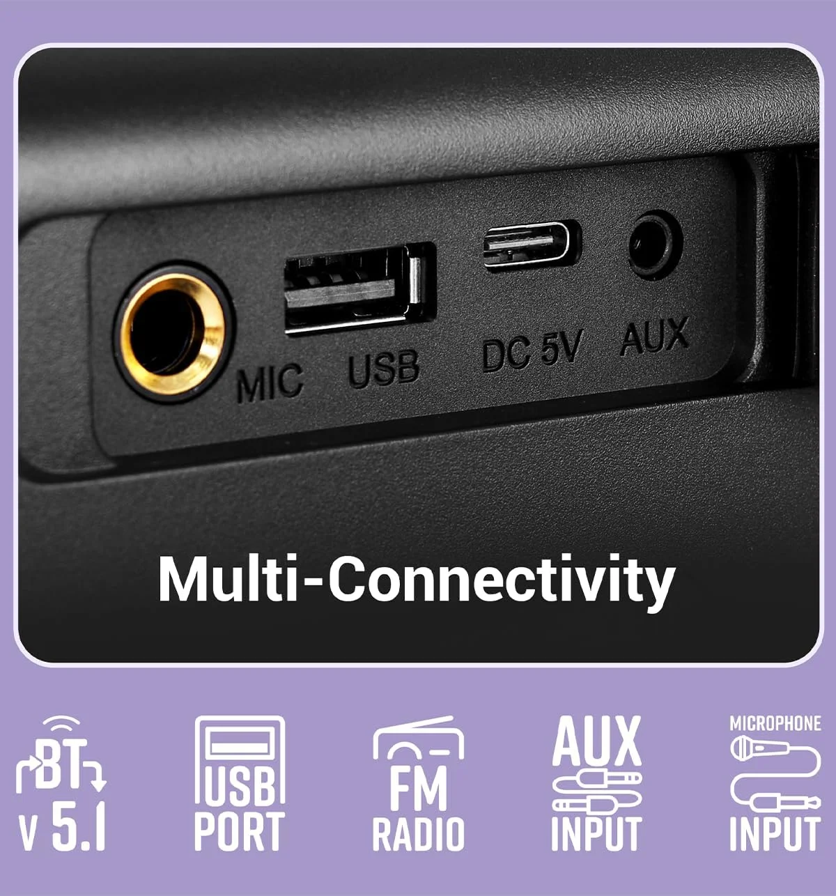 اسپیکر بی سیم قابل حمل راکتی 200 زبرونیکس با بلوتوث 5.1، FM، USB، AUX، بیس عمیق، رسانه و TWS، ورودی میکروفون، کارائوکه، دو درایو 5.08 سانتی متری، عملکرد تماس (مشکی) اسپیکر بی سیم قابل حمل راکتی 200 زبرونیکس با بلوتوث 5.1، FM، USB، AUX، بیس عمیق، رسانه و TWS، ورودی میکروفون، کارائوکه، دو درایو 5.08 سانتی متری، عملکرد تماس (مشکی)