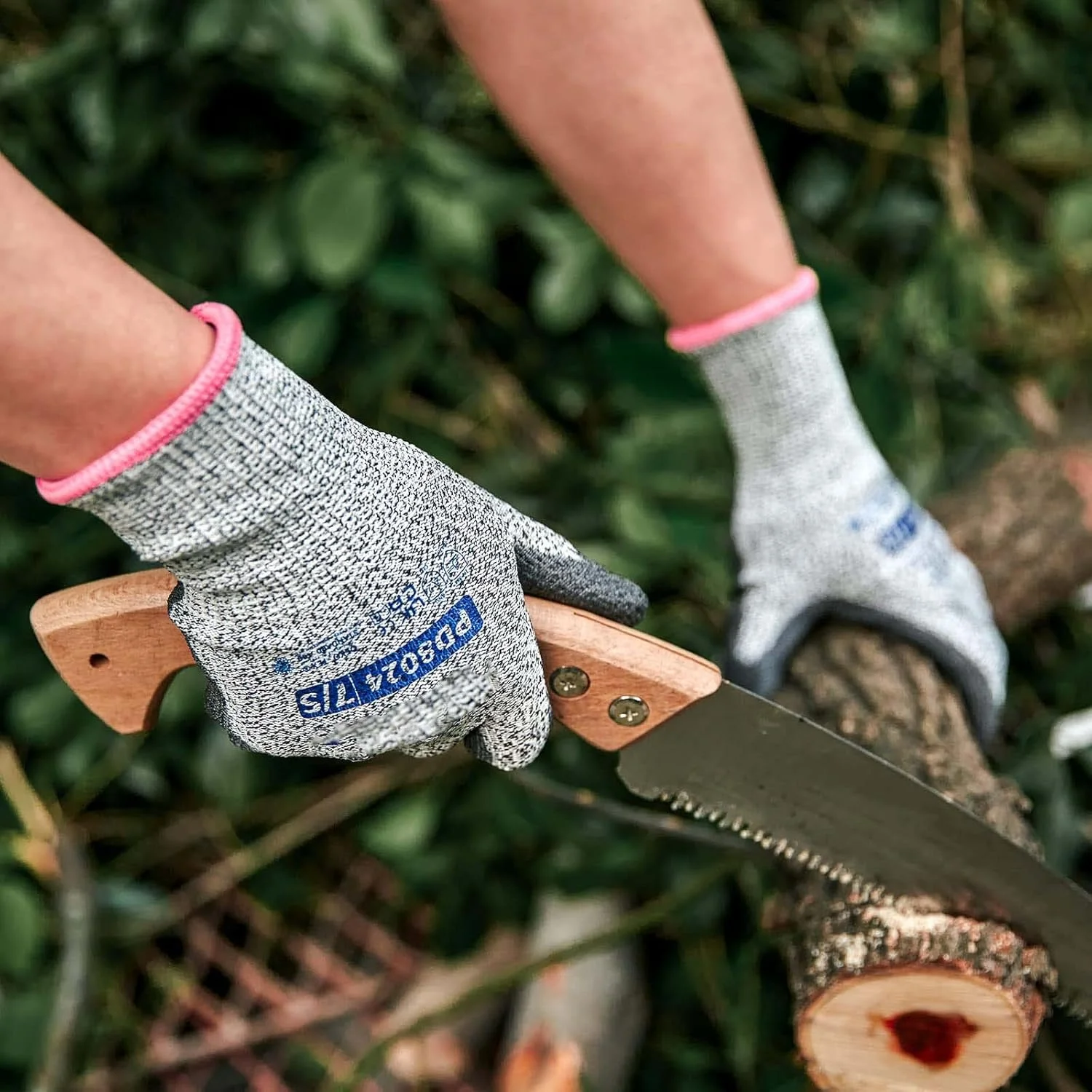 دستکش کار مقاوم در برابر برش KASTWAVE، دستکش کار ایمنی با روکش PU در کف دست، دستکش کار چند منظوره ساختمانی انبار (3 جفت)