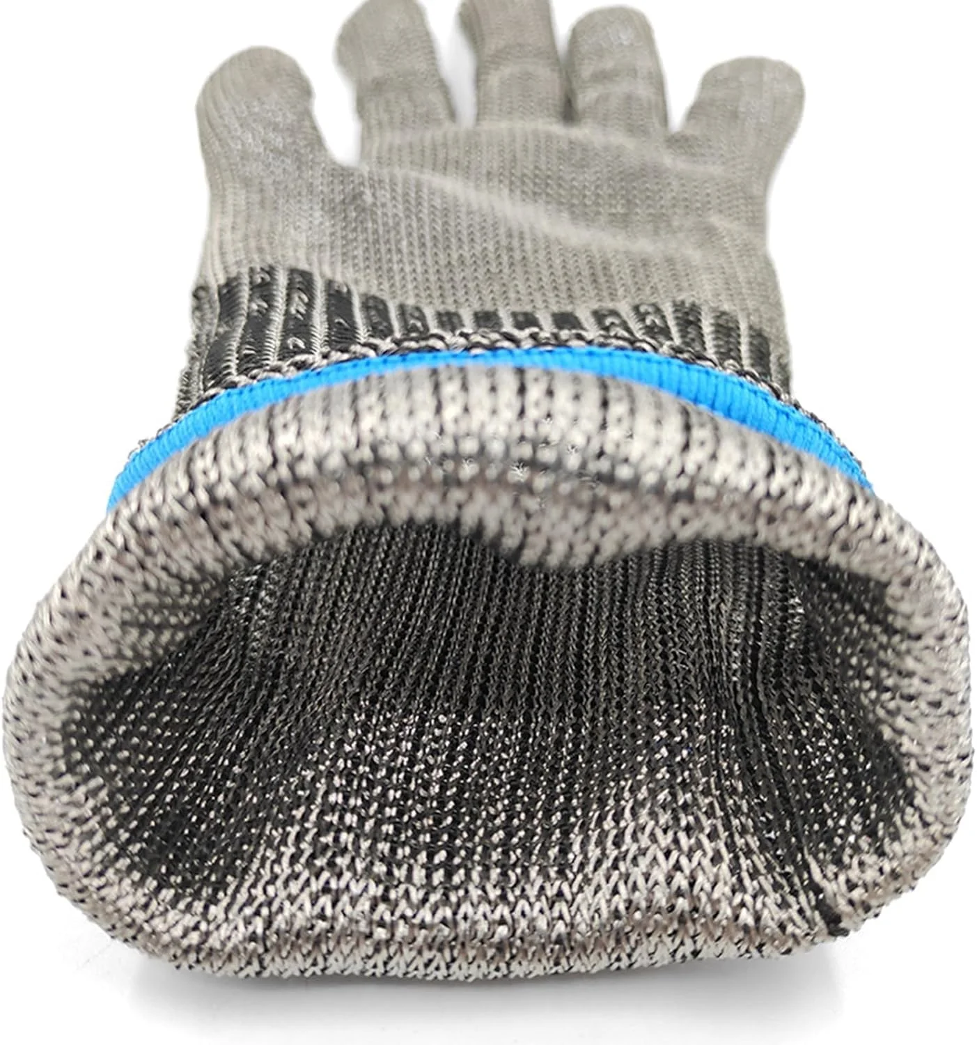 Level 9 Cut Resistant Glove, Cut Resistant Glove with Arm Protection Sleeves Level, Stainless Steel Mesh Metal Glove, Food Grade for Kitchen Cooking, Butcher Meat Cutting, Oyster Shucking, Fishing