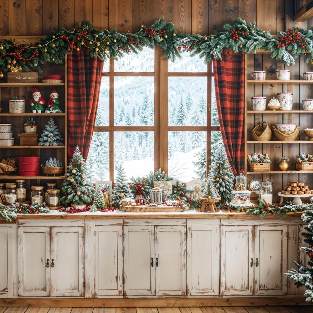 پس زمینه عکاسی کریسمس کیت، پنجره آشپزخانه، پس زمینه پرده قرمز با کف چوبی، 3 تکه پس زمینه 2.4x2.4 متر و 3x2.4 متر و 3x2.4 متر پس زمینه عکاسی کریسمس کیت، پنجره آشپزخانه، پس زمینه پرده قرمز با کف چوبی، 3 تکه پس زمینه 2.4x2.4 متر و 3x2.4 متر و 3x2.4 متر