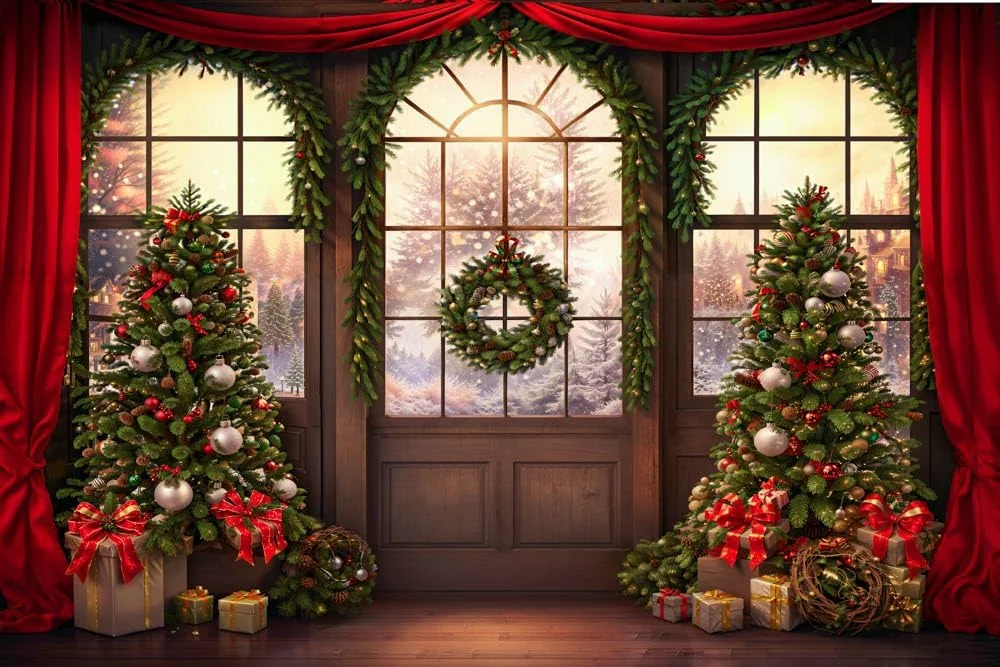 پس زمینه عکاسی درخت کریسمس Kate، 3x2 متر، بوکه، پنجره، برف، پس زمینه کریسمس، دکوراسیون پرده قرمز، لوازم استودیویی برای عکس، فیلم، عکاس، لوازم استودیویی پس زمینه عکاسی درخت کریسمس Kate، 3x2 متر، بوکه، پنجره، برف، پس زمینه کریسمس، دکوراسیون پرده قرمز، لوازم استودیویی برای عکس، فیلم، عکاس، لوازم استودیویی