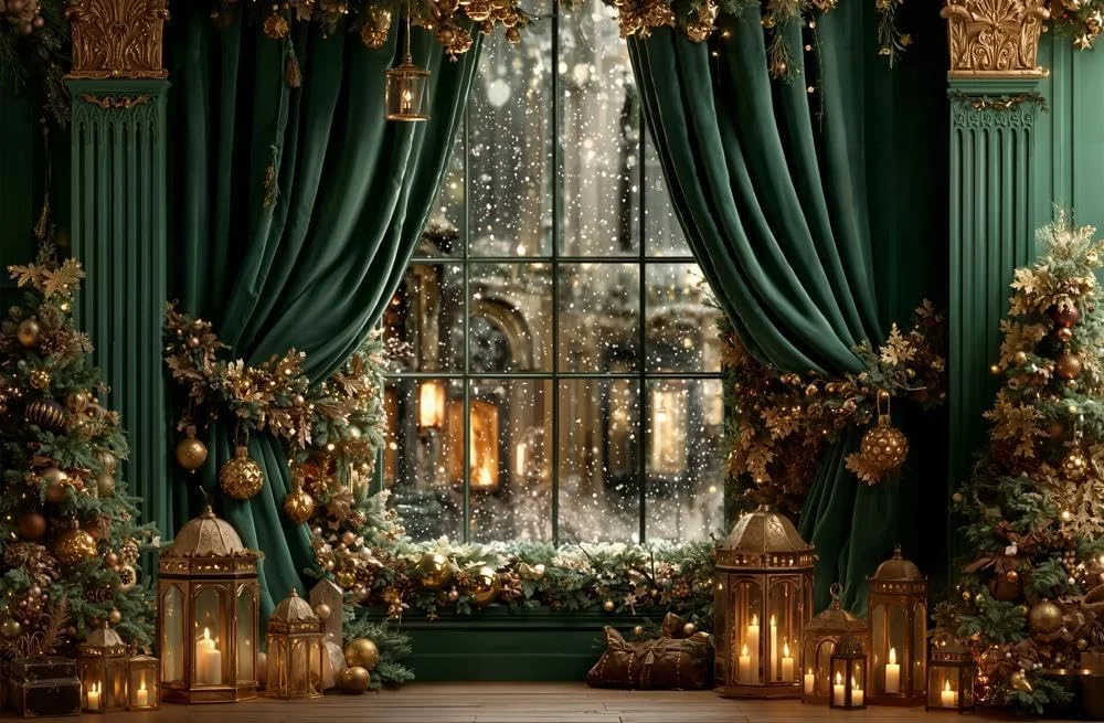 پس زمینه های کریسمس کیت، پنجره، پرده سبز، پس زمینه عکس، دکوراسیون جشن کریسمس، لوازم استودیو، 3x2 متر پس زمینه های کریسمس کیت، پنجره، پرده سبز، پس زمینه عکس، دکوراسیون جشن کریسمس، لوازم استودیو، 3x2 متر