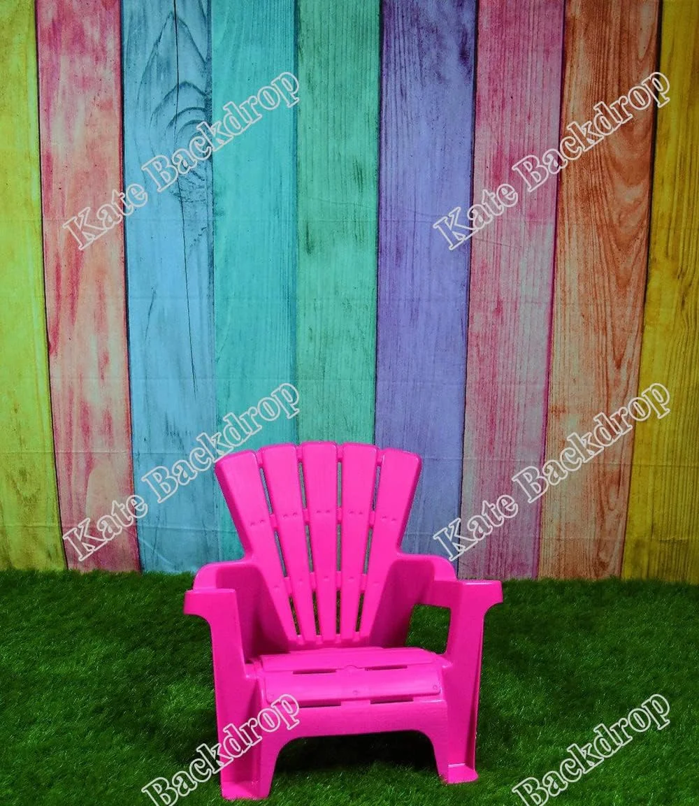 پس زمینه عکاسی با طرح بافت چوبی رنگارنگ کیت، 210x150 سانتی متر، مناسب برای دکوراسیون عید پاک، پس زمینه دیوار چوبی رنگین کمانی، مناسب برای پرتره کودکان و دختران