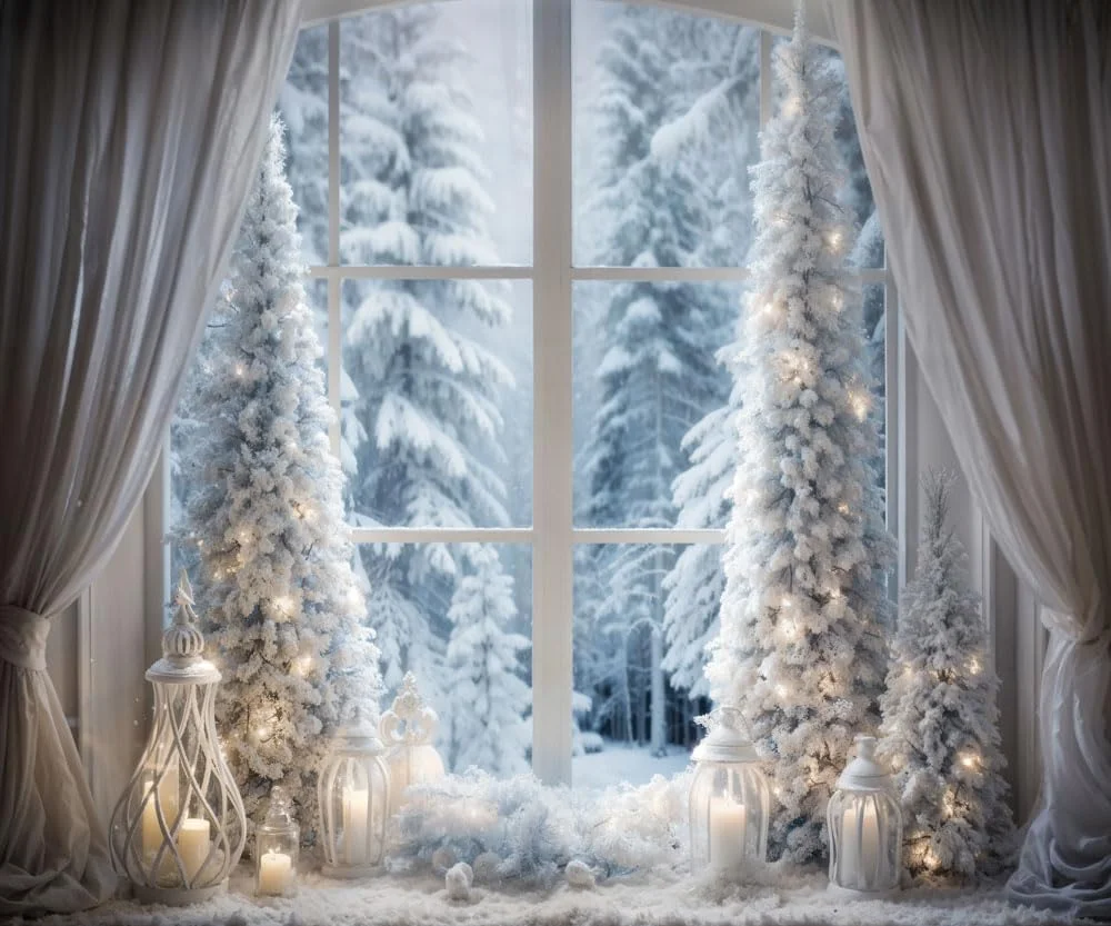 پس زمینه کریسمس کیت 3x2.4 متری، عکاسی پنجره زمستانی، جنگل برفی، پرده، شمع، پس زمینه جشن کریسمس، مهمانی خانوادگی، استودیو عکاسی، لوازم ویدیویی پس زمینه کریسمس کیت 3x2.4 متری، عکاسی پنجره زمستانی، جنگل برفی، پرده، شمع، پس زمینه جشن کریسمس، مهمانی خانوادگی، استودیو عکاسی، لوازم ویدیویی