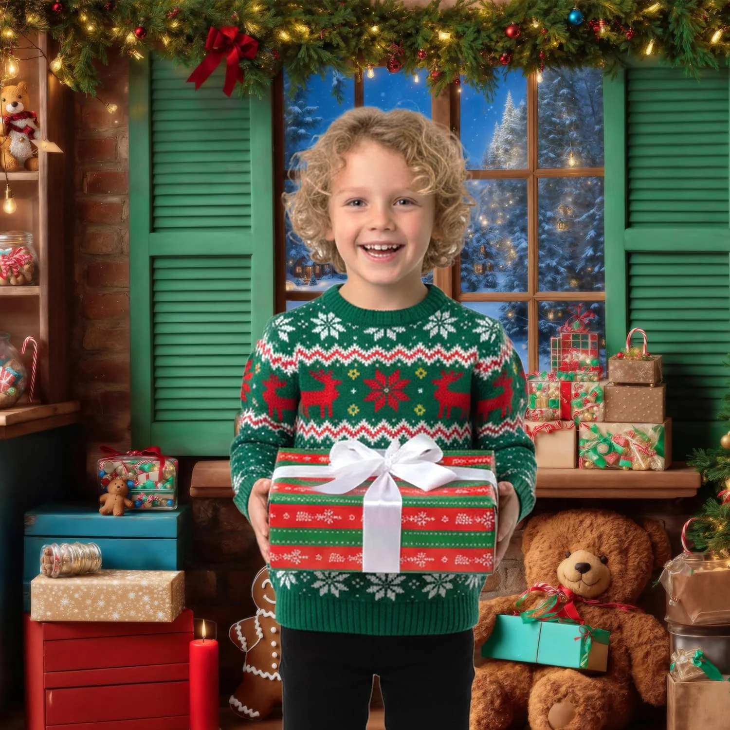 پس زمینه های عکاسی کریسمس کیت، 3x2 متر، درخت کریسمس، خرس، پنجره، آب نبات، لوازم داخلی، پس زمینه پرتره تولد کودکان، استودیوی عکس پس زمینه های عکاسی کریسمس کیت، 3x2 متر، درخت کریسمس، خرس، پنجره، آب نبات، لوازم داخلی، پس زمینه پرتره تولد کودکان، استودیوی عکس