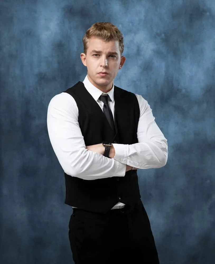 پس زمینه پرتره کیت آبی استودیویی عکاسی 3x3 متر / 10x10 فوت پس زمینه عکاسی هنری تبلیغات مجله غرفه عکسبرداری ویدیویی یوتیوب پس زمینه تماس تلفنی کودک