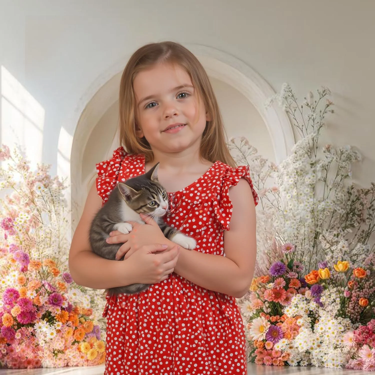 پس زمینه عکاسی کیت 2.2x1.5 متر / 7x5 فوت گل های بابونه پس زمینه طاق کیک تولد دکور بنر لوازم استودیویی غرفه عکس پس زمینه عکاسی کیت 2.2x1.5 متر / 7x5 فوت گل های بابونه پس زمینه طاق کیک تولد دکور بنر لوازم استودیویی غرفه عکس