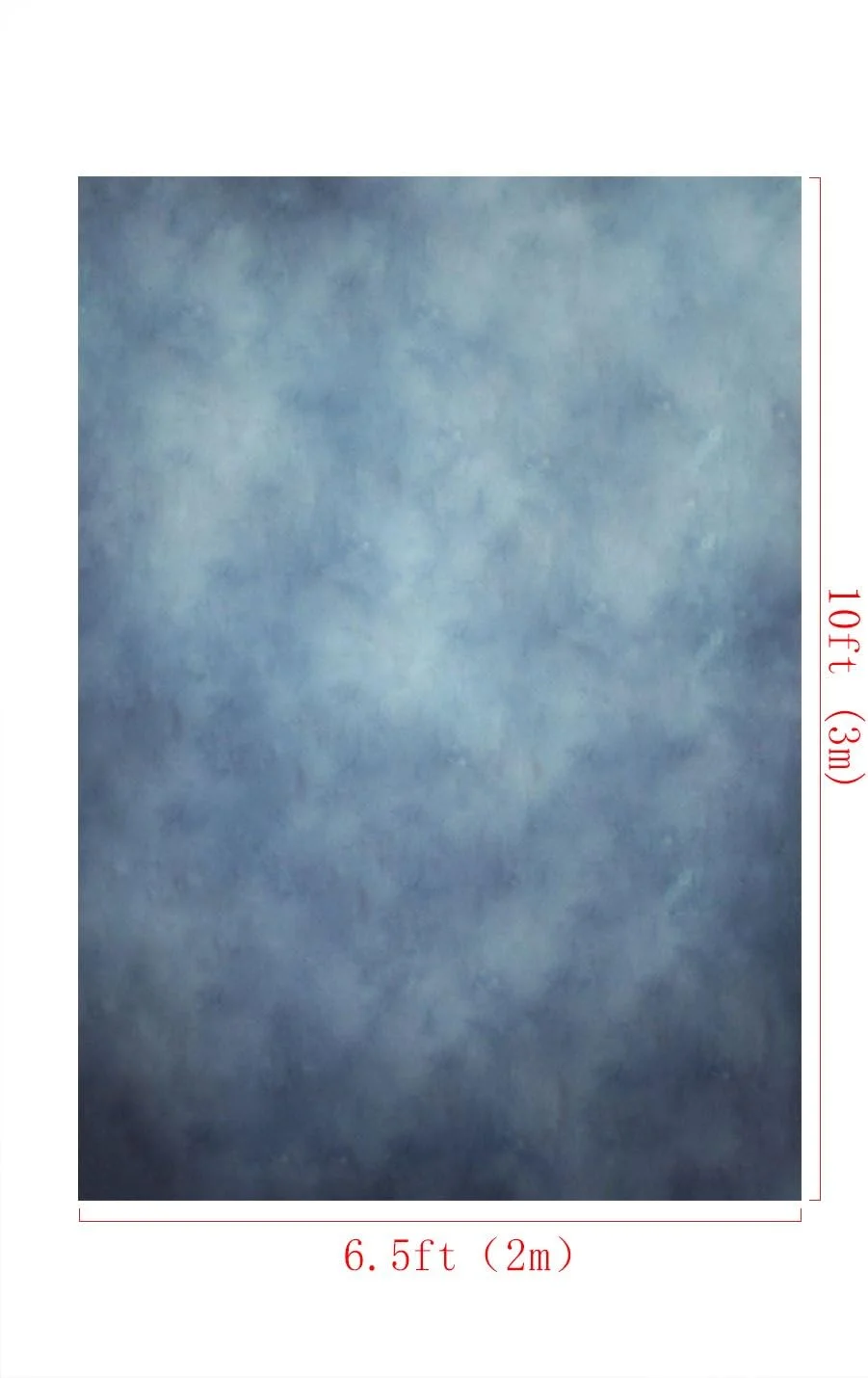 پس زمینه کیت آبی 2 x 3 متر / 6.5 x 10 فوت، پس زمینه عکاسی، لوازم جعبه عکس، پس زمینه های انتزاعی میکروفیبر برای پرتره، پس زمینه بوم نوزاد، استودیوی عکس