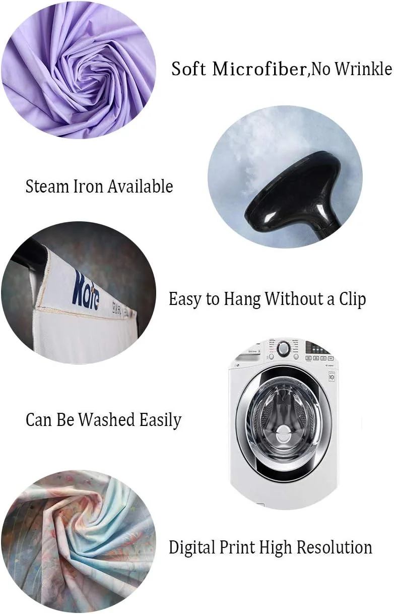 پس زمینه عکس پرده های رنگارنگ اروپایی Kate با ابعاد 2.2×1.5 متر، پس زمینه عکاسی بارداری به سبک فرانسوی لوکس و محو شده برای استودیو عکاسی و وسایل عکاسی