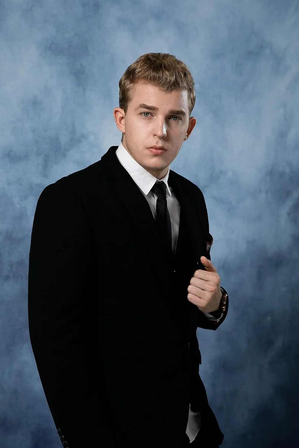 پس زمینه کیت آبی 2 x 3 متر / 6.5 x 10 فوت، پس زمینه عکاسی، لوازم جعبه عکس، پس زمینه های انتزاعی میکروفیبر برای پرتره، پس زمینه بوم نوزاد، استودیوی عکس