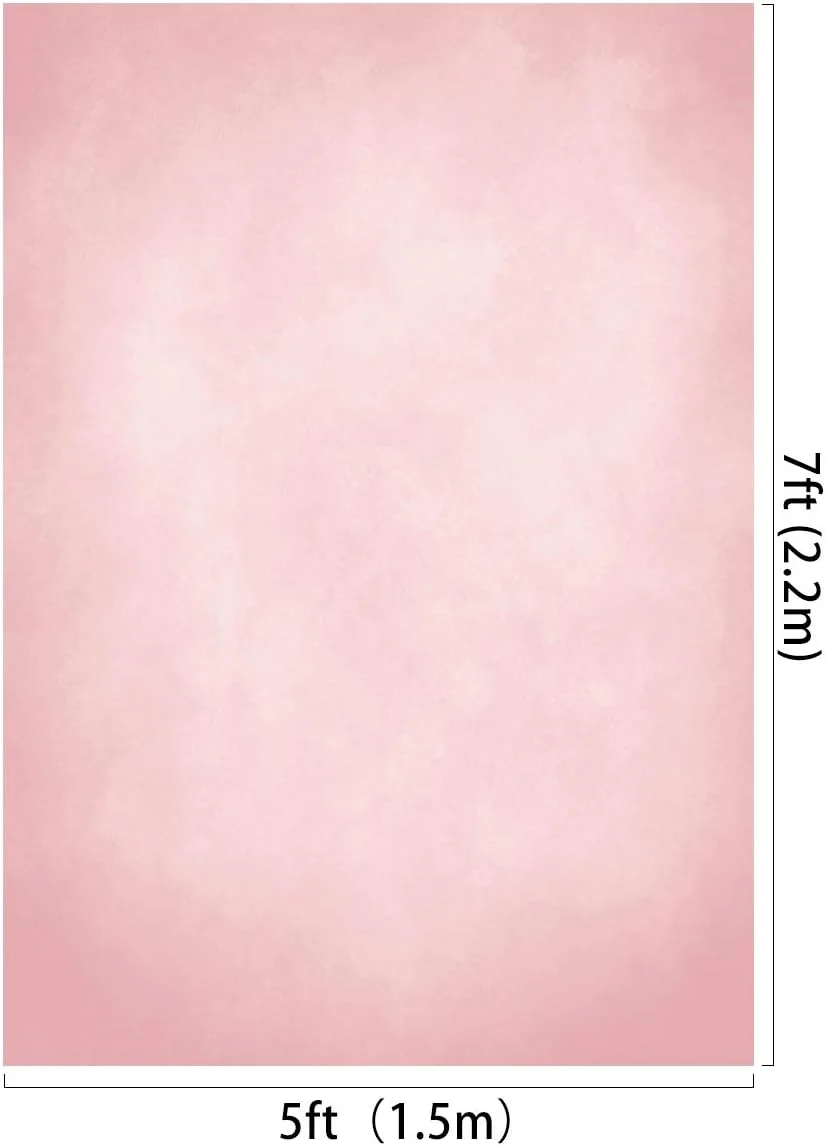 پس زمینه کیت 1.5x2.2 متری صورتی روشن برای عکاسی، پس زمینه عکس با بافت صورتی، لوازم جانبی پس زمینه انتزاعی میکروفیبر برای عکاسی پرتره نوزاد