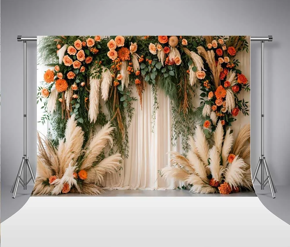 پس زمینه عکس گلدار کیت 2.2x1.5 متری، پرده پس زمینه برای عکاسی، پس زمینه میکروفایبر برای استودیو عکس، لوازم عکاسی
