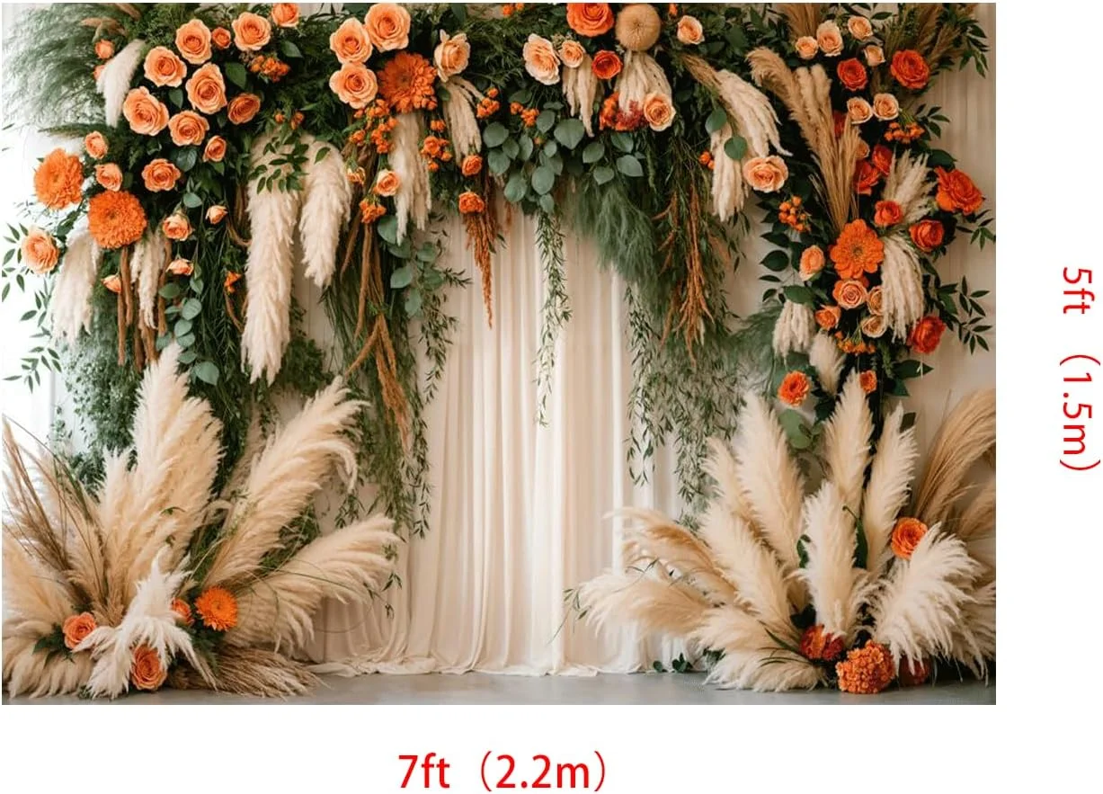 پس زمینه عکس گلدار کیت 2.2x1.5 متری، پرده پس زمینه برای عکاسی، پس زمینه میکروفایبر برای استودیو عکس، لوازم عکاسی