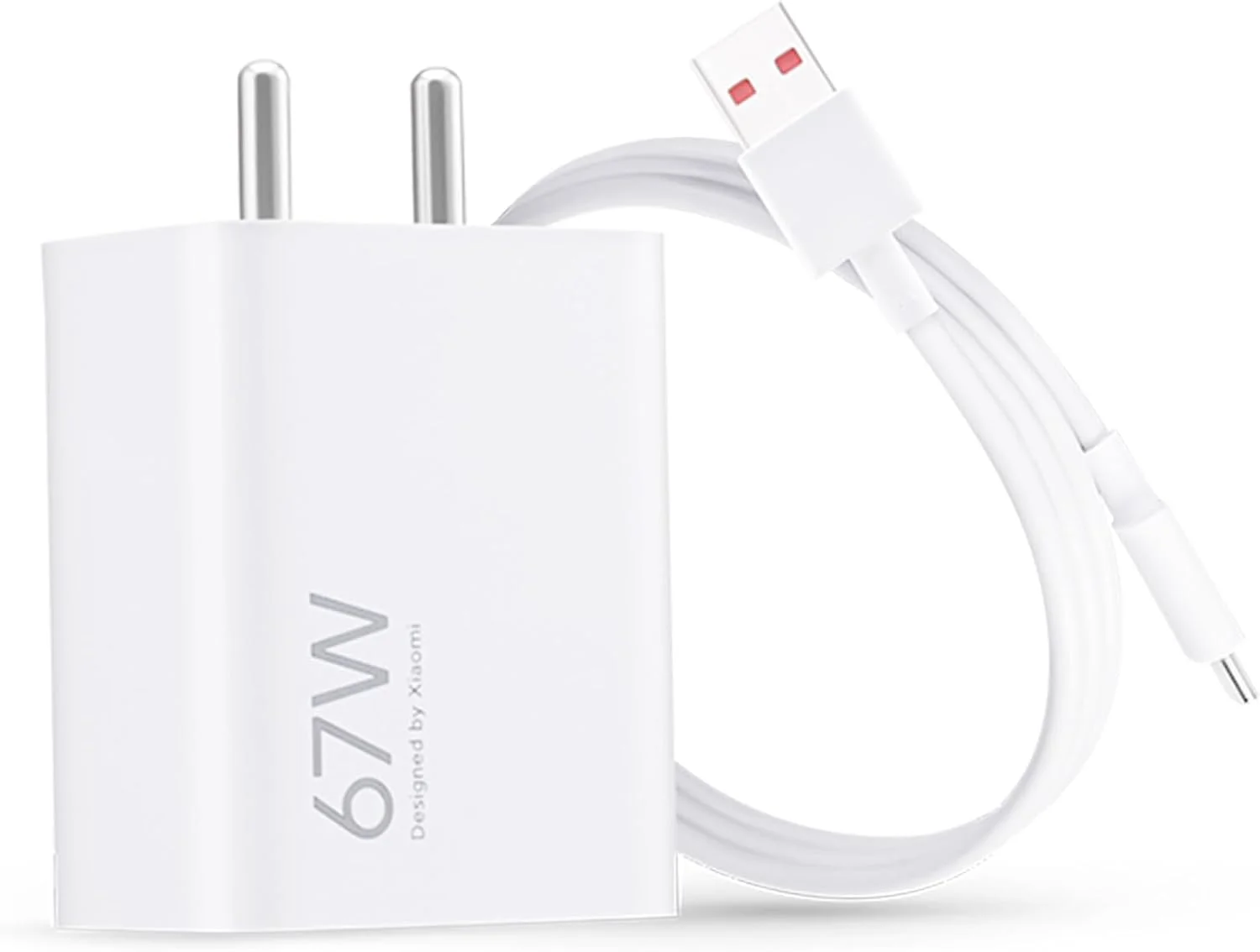 شارژر 67 واتی شیائومی مدل Sonic Charge همراه با کابل Type C 6A | مناسب برای لپ‌تاپ، تبلت و موبایل (آداپتور + کابل)