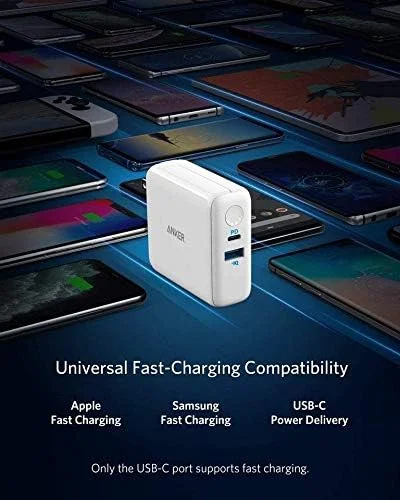 شارژر دیواری و پاوربانک 2 در 1 انکر PowerCore Fusion 5k PD مدل A1624H22 شارژر دیواری و پاوربانک 2 در 1 انکر PowerCore Fusion 5k PD مدل A1624H22