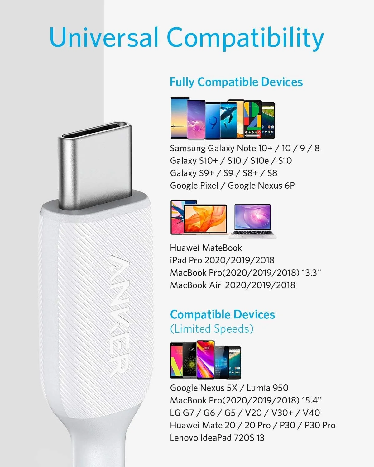 کابل USB C 60W، کابل Anker Powerline III USB-C به USB-C 2.0 (0.9 متری)، کابل شارژر USB C برای آیفون 15 پرو/15 پرو مکس/15/15 پلاس، مک بوک پرو 2020، آیپد پرو 2020، سوییچ، گلکسی S20 پلاس S9 S8 پلاس کابل USB C 60W، کابل Anker Powerline III USB-C به USB-C 2.0 (0.9 متری)، کابل شارژر USB C برای آیفون 15 پرو/15 پرو مکس/15/15 پلاس، مک بوک پرو 2020، آیپد پرو 2020، سوییچ، گلکسی S20 پلاس S9 S8 پلاس