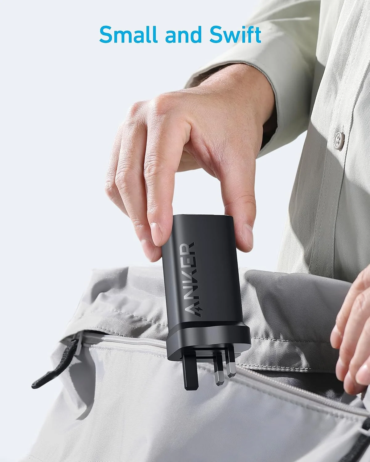 شارژر دیواری USB C انکر 335 با توان 67 وات، آداپتور شارژر سریع تاشو و جمع و جور PIQ 3.0، برای لپ تاپ، سری آیفون 17/16، مک بوک پرو، آیپد، گلکسی، پیکسل و سایر دستگاه ها (همراه با کابل)