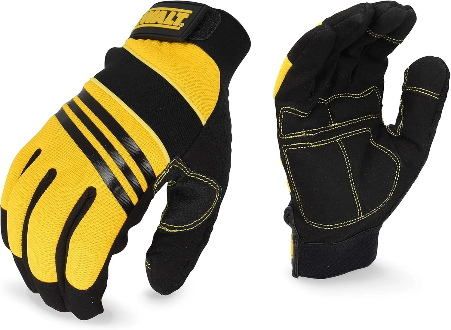 دستکش کار DEWALT DPG201L، زرد/مشکی، سایز L