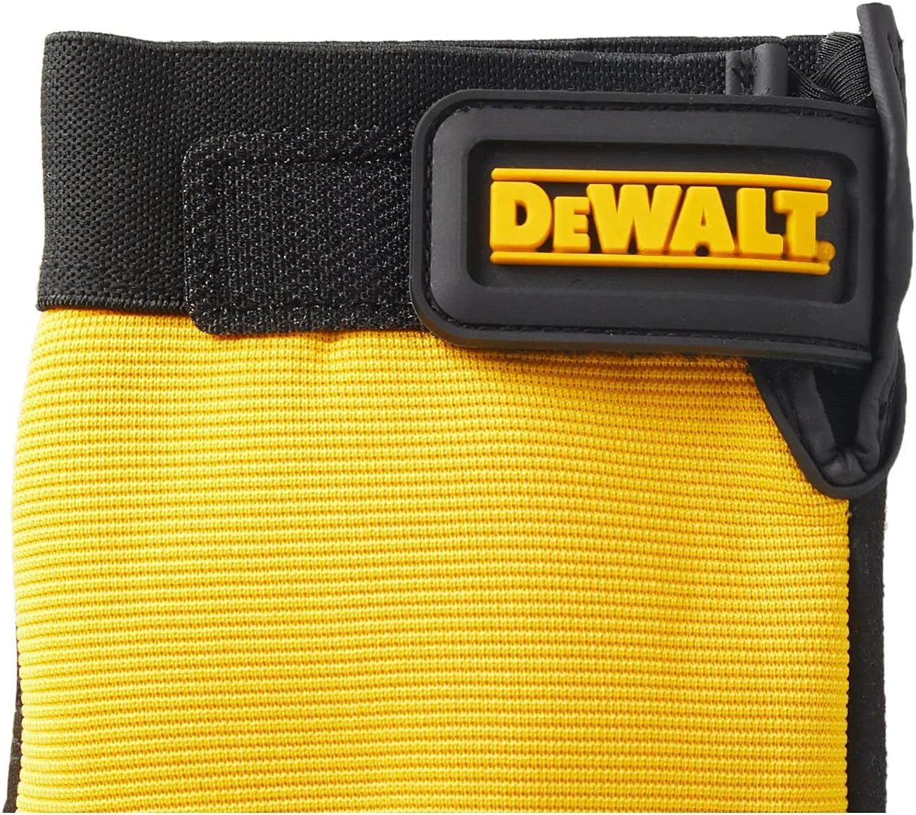 دستکش کار Dewalt DPG20XL با کف دست چرمی مصنوعی و پشت اسپندکس و مچ چسبی، سایز ایکس لارج دستکش کار Dewalt DPG20XL با کف دست چرمی مصنوعی و پشت اسپندکس و مچ چسبی، سایز ایکس لارج