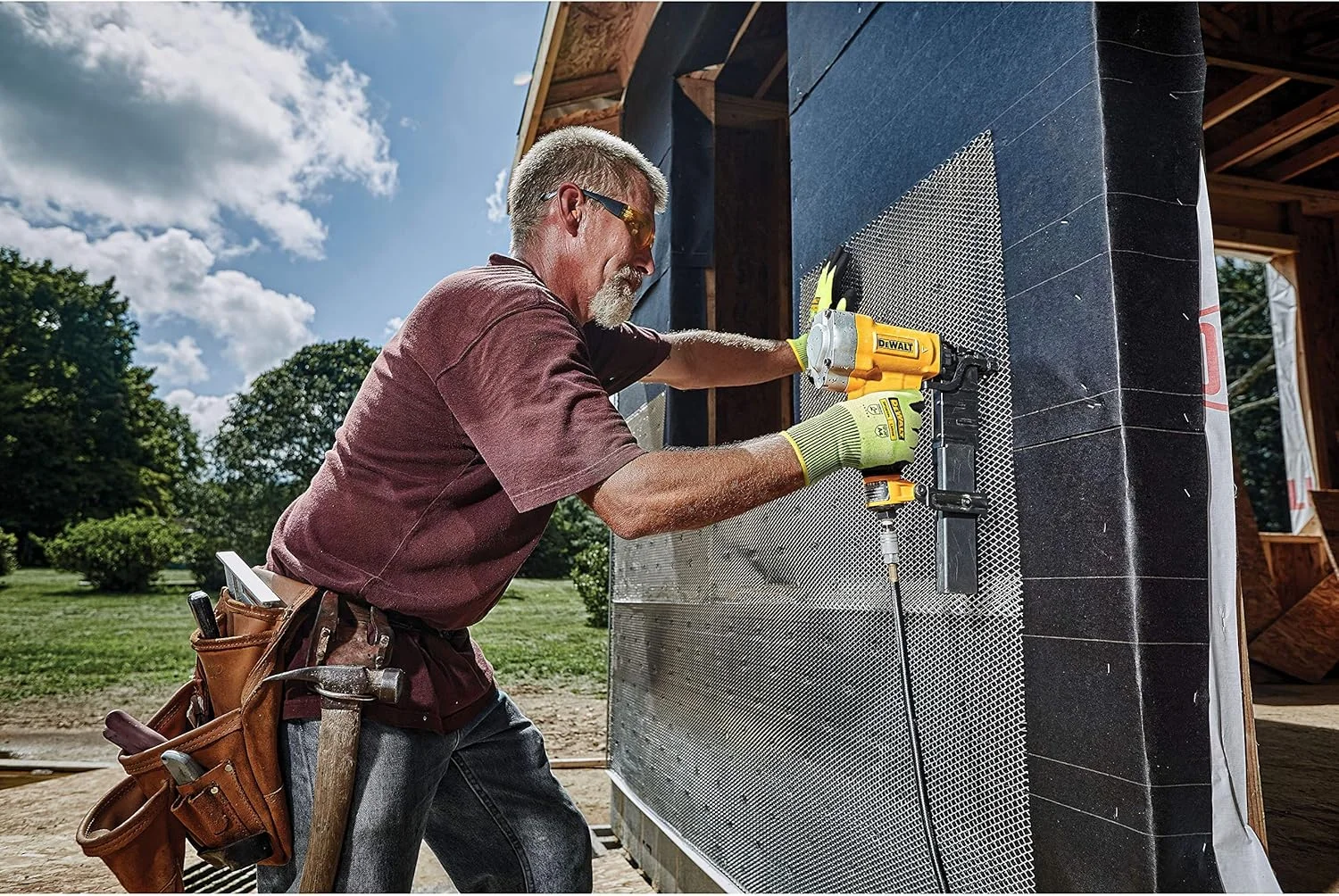 دستکش ضد برش Dewalt DPG855 Hi-Vis HPPE با فایبرگلاس - سایز L دستکش ضد برش Dewalt DPG855 Hi-Vis HPPE با فایبرگلاس - سایز L