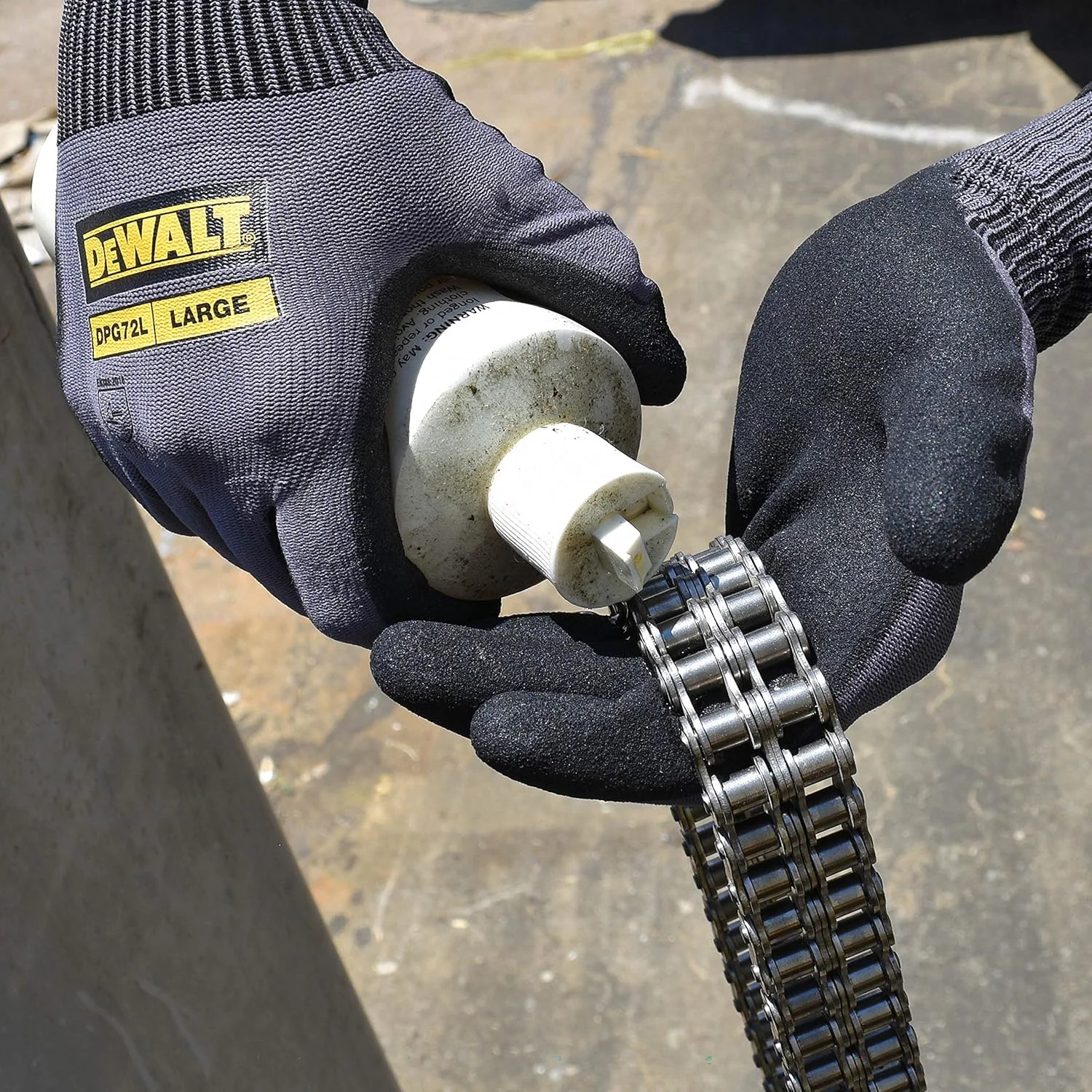 دستکش کار انعطاف پذیر و بادوام DEWALT DPG72 - سایز L