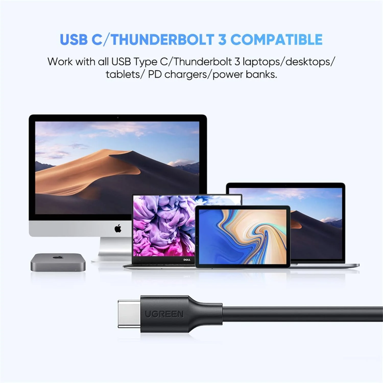 کابل هارد اکسترنال USB C به Micro B یوگرین، طول 0.25 متر، سازگار با USB 3.0 برای هارد SSD و HDD اکسترنال قابل حمل مانند WD My Passport، Seagate Expansion/Backup Plus، Toshiba Canvio، LaCie Rugged، Maxtor، Samsung کابل هارد اکسترنال USB C به Micro B یوگرین، طول 0.25 متر، سازگار با USB 3.0 برای هارد SSD و HDD اکسترنال قابل حمل مانند WD My Passport، Seagate Expansion/Backup Plus، Toshiba Canvio، LaCie Rugged، Maxtor، Samsung